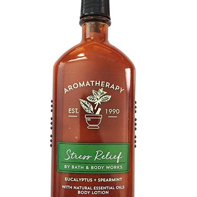 Bath & Body Works Aromatherapy Stress Relief - Eucalyptus + Spearmint Body Lotion, 6.5 Fl Oz
