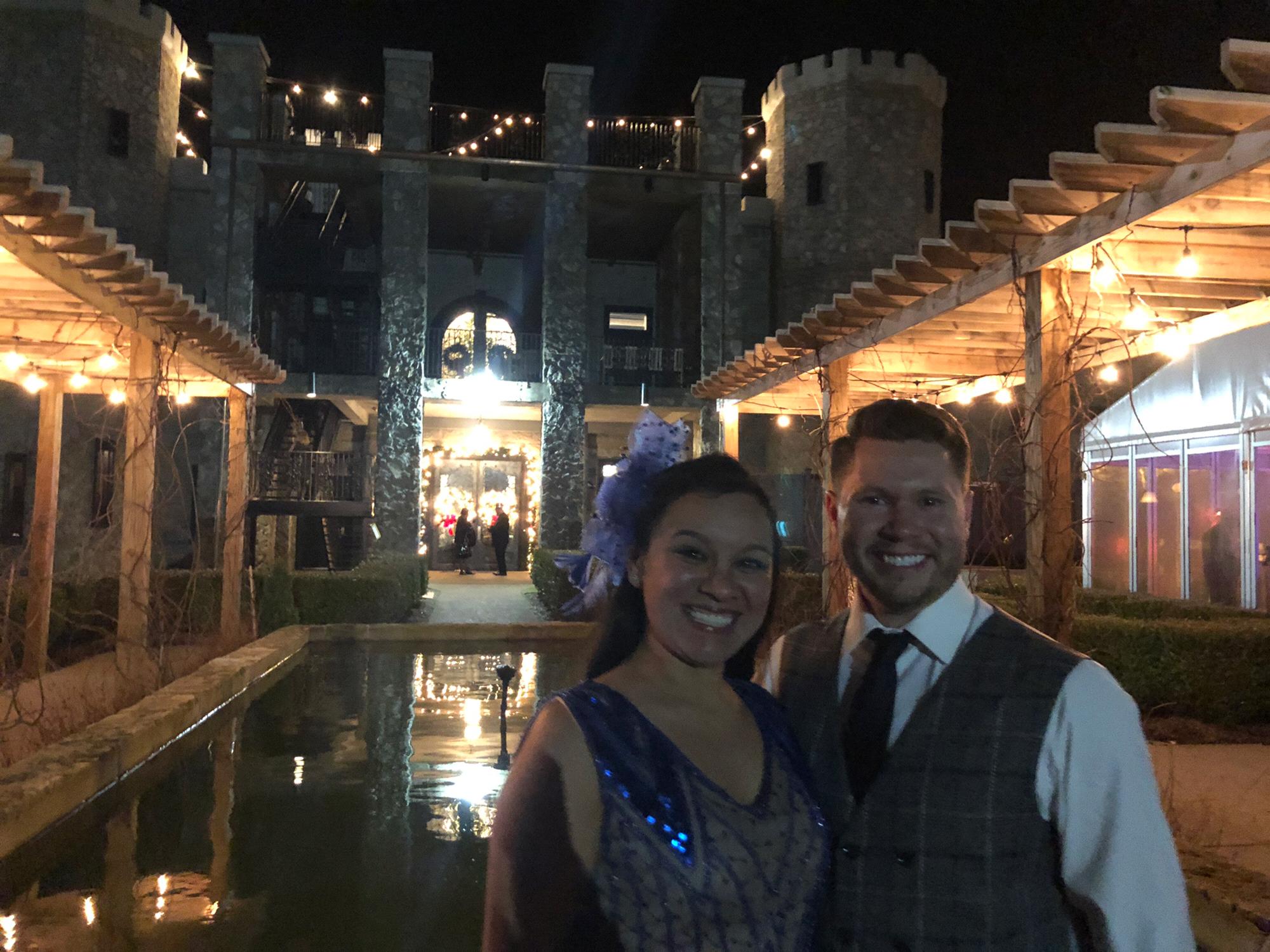 NYE at the KY Castle. *yes, we snuck up top 😊