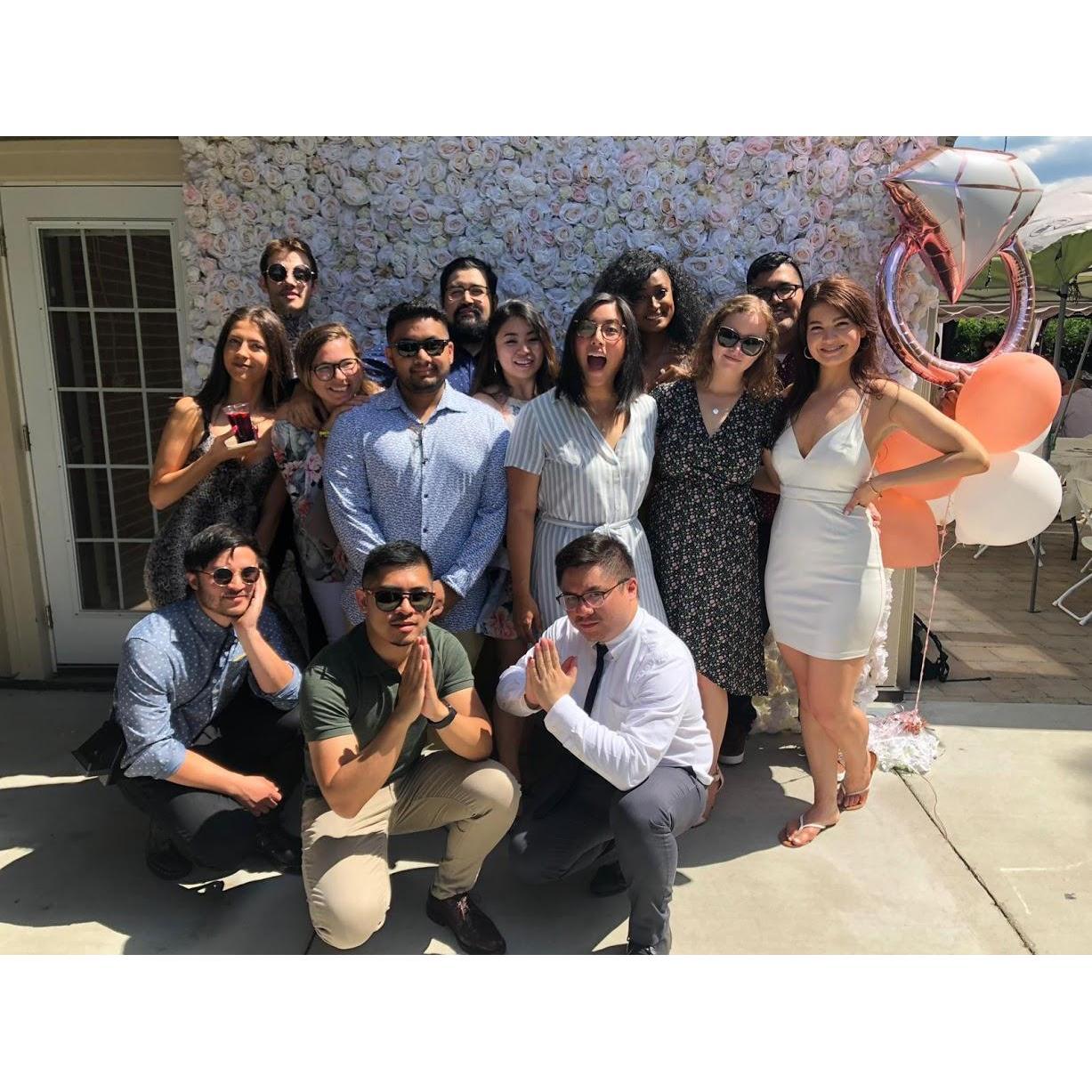 The Empire Family.
(Front to Back, Left to Right)
Dom, Diego, Monique, Rodrigo
Alicja, Karol, Richard, Kawing, Tracy, Victoria & Paulina. 
Franco, Andrew & Rafael.