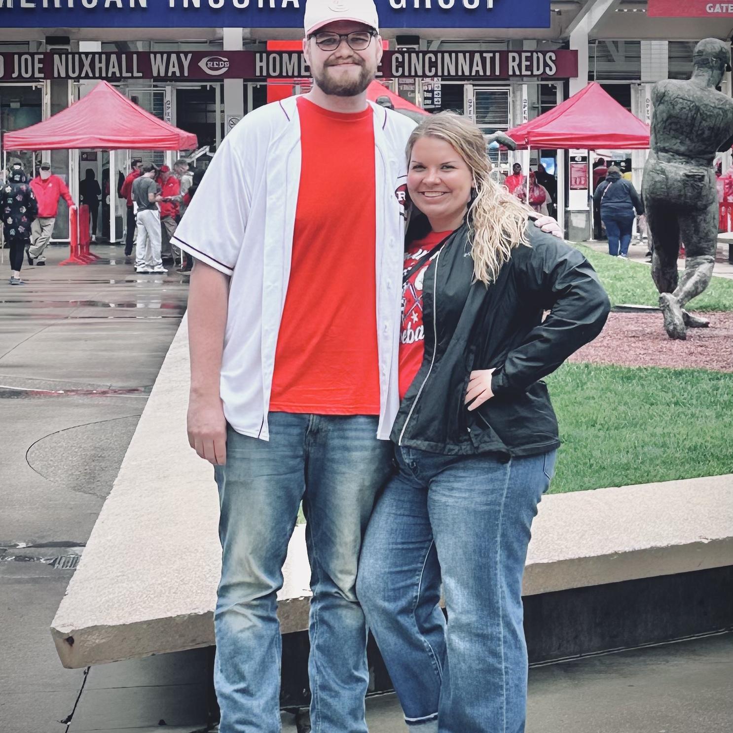 Our first photo together.