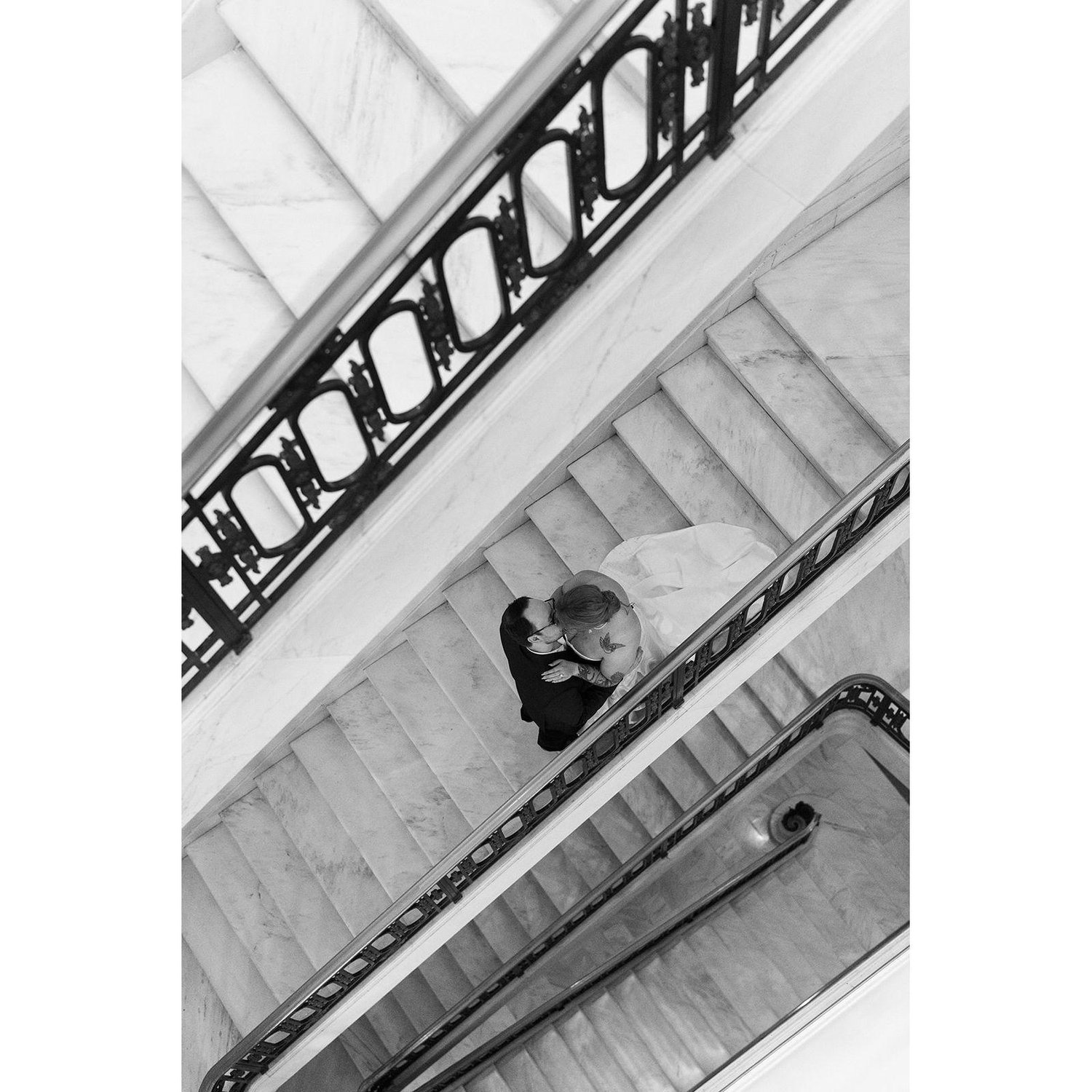 Engagement photos at city hall. Dreams really do come true!