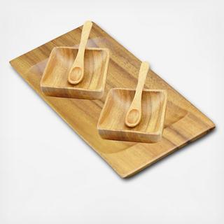 5-Piece Square Bowl Serving Set