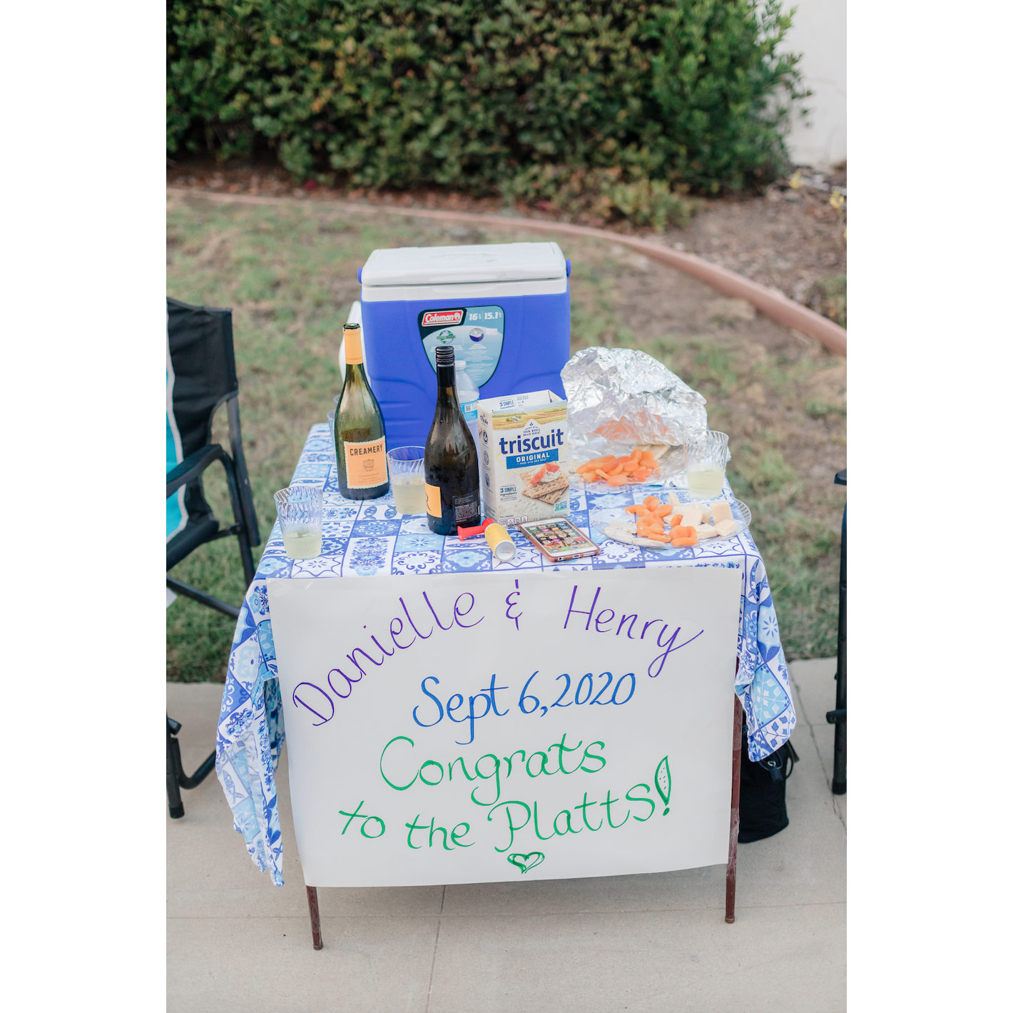 We even had some aunts and uncles tailgate the event from the sidewalk!