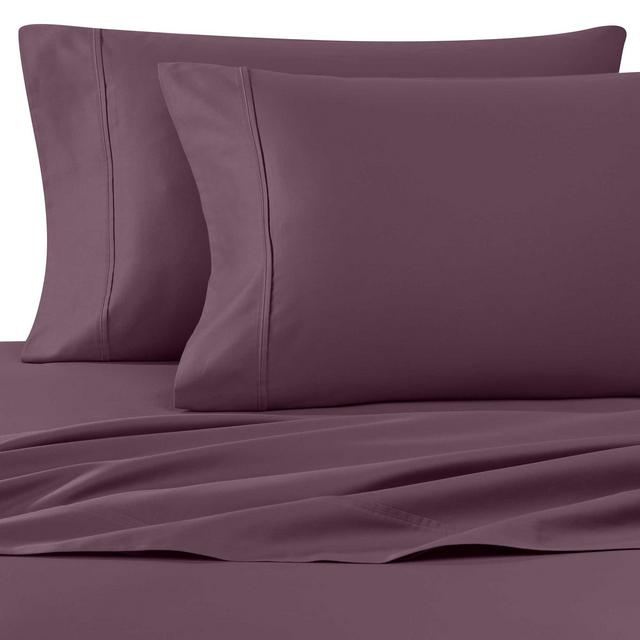Wamsutta® 400-Thread-Count Sateen Queen Sheet Set COLOR: Purple