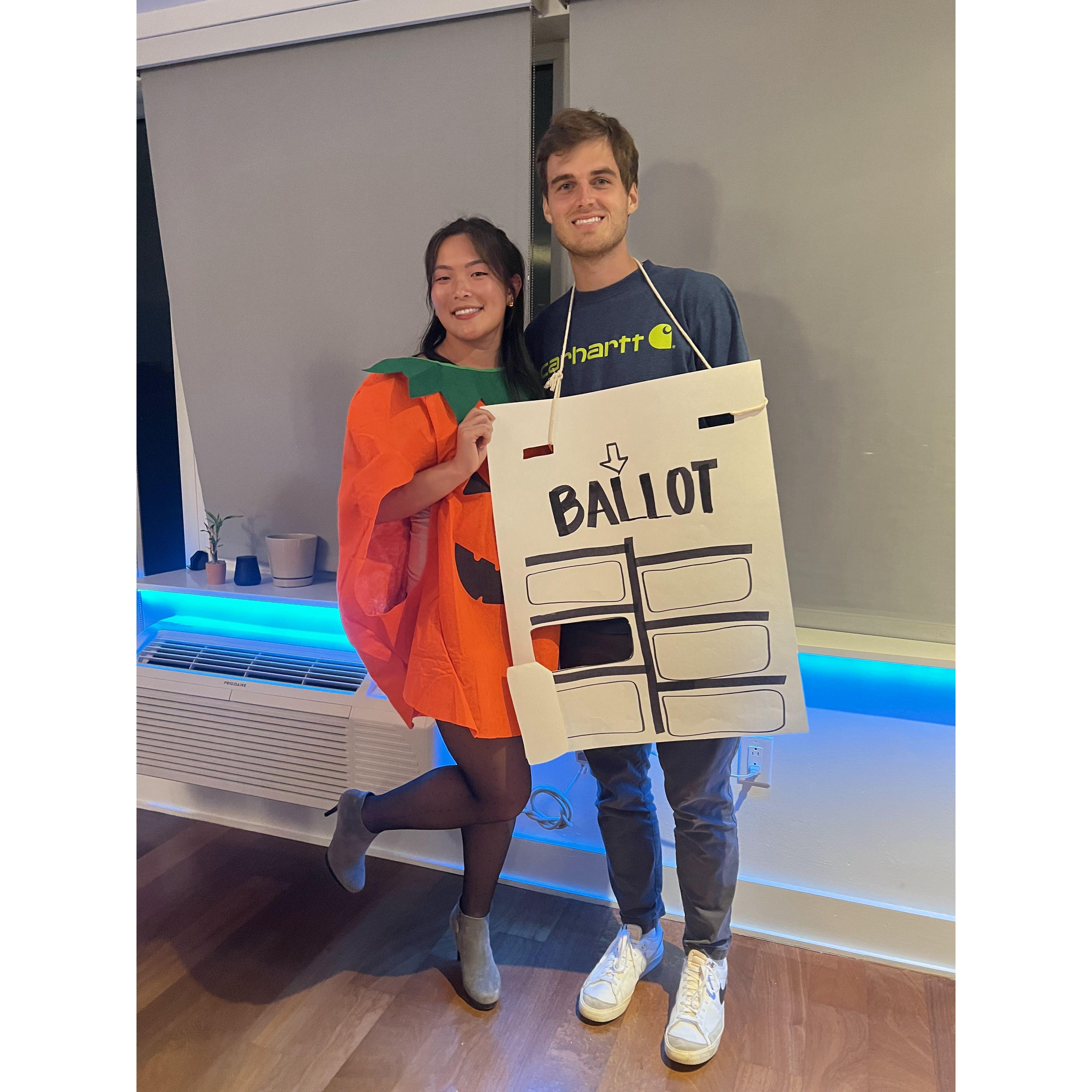 Halloween 2023 - bonus points if you understand our costume :)