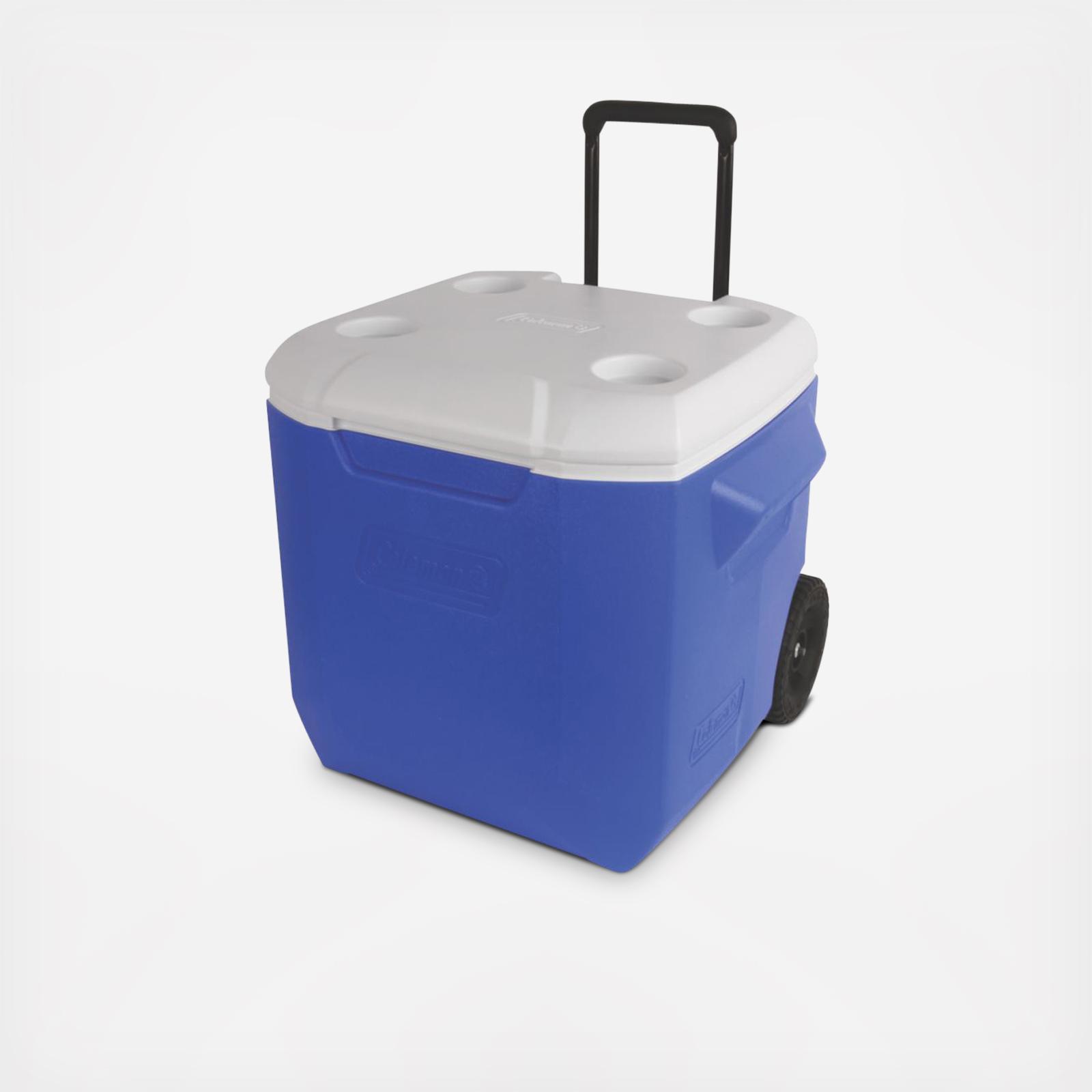 coleman 45 qt wheeled cooler