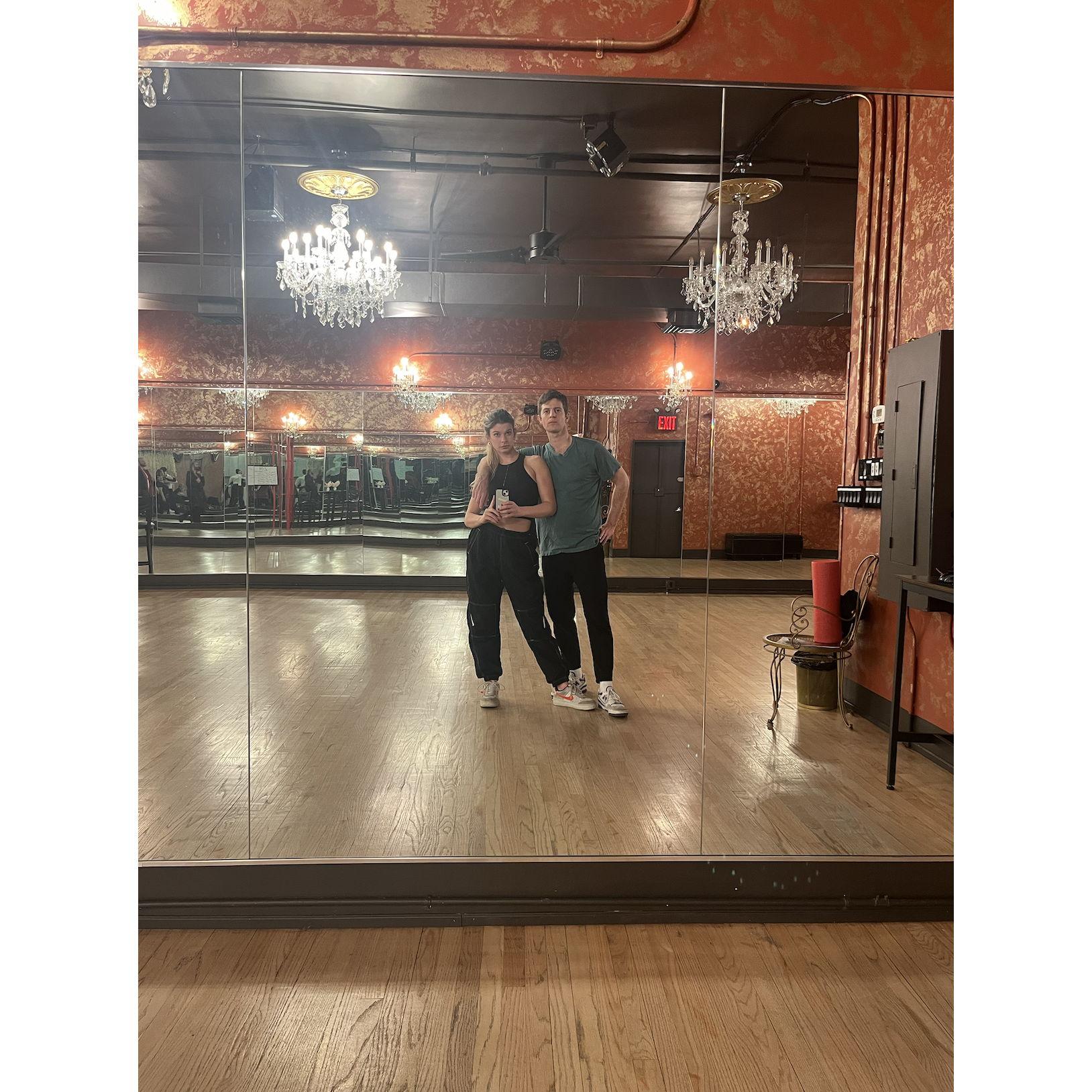 Pre-engagement dance class