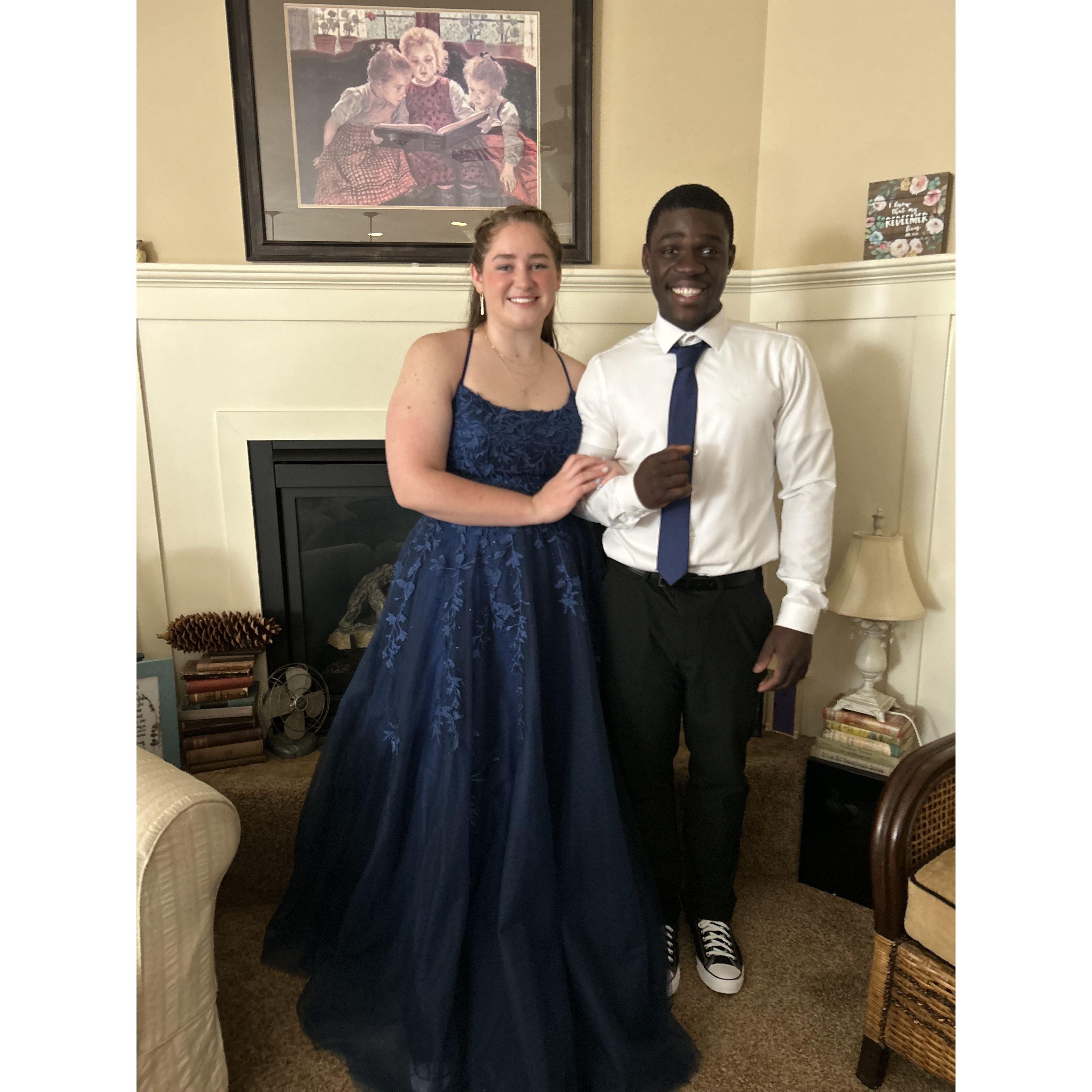 Before we first started dating Ben took me to my high school prom. He was my first ever date ❤️