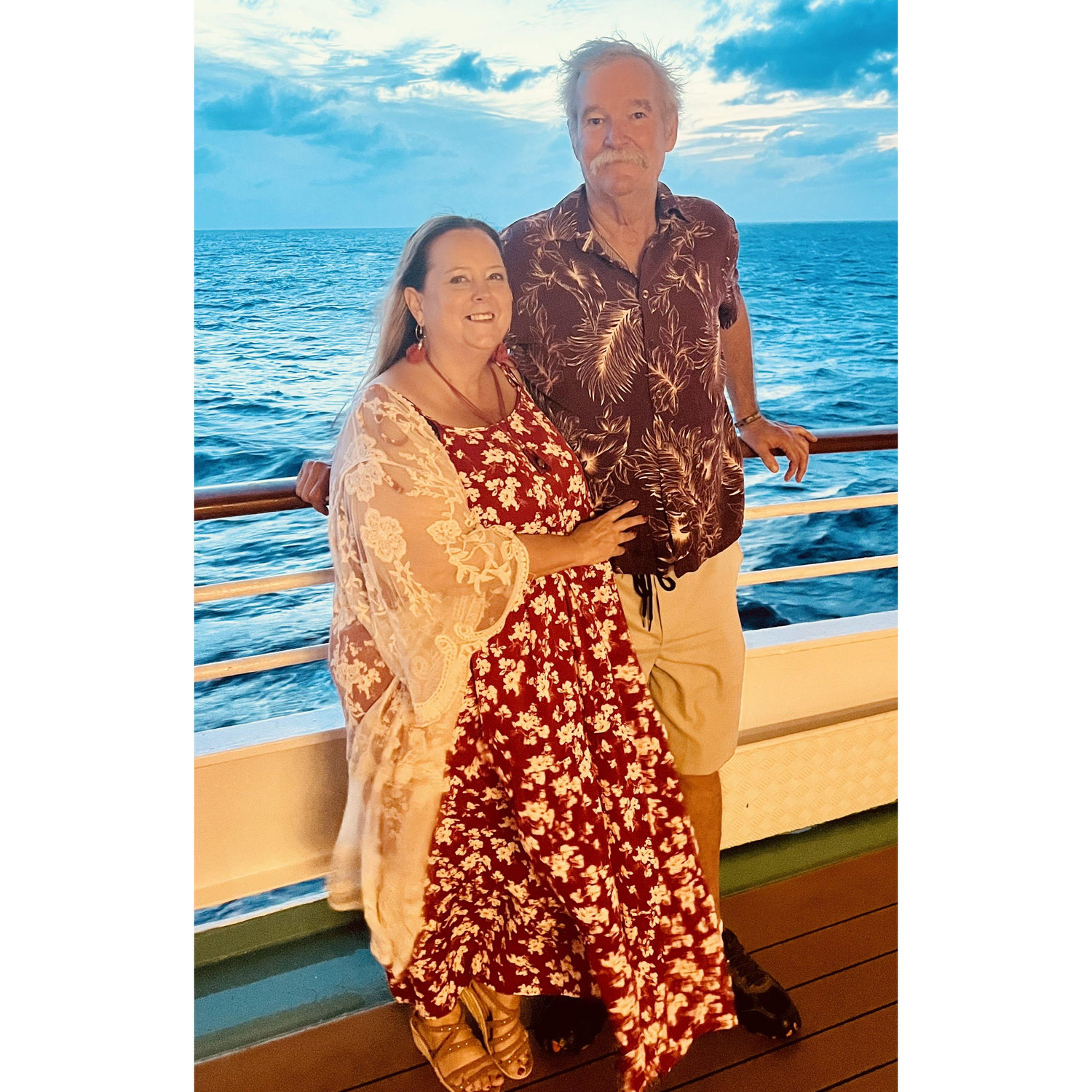 Our first cruise together to the Western Caribbean.