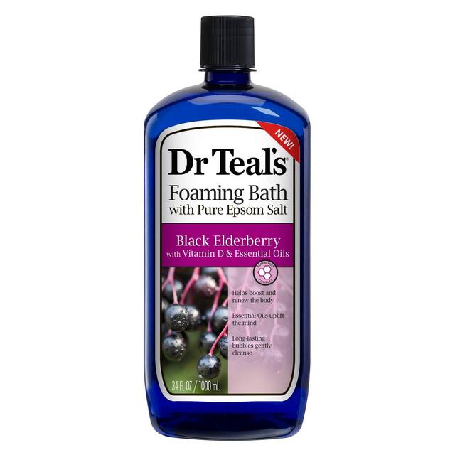 Dr. Teal's Elderberry Boost & Renew Foaming Bath - 34oz