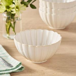 Scalloped Dinner Bowls