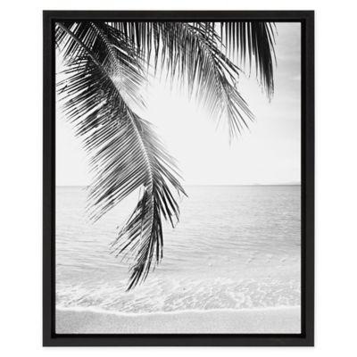 Palm Beach 16-Inch x 20-Inch Framed Canvas Wall Art