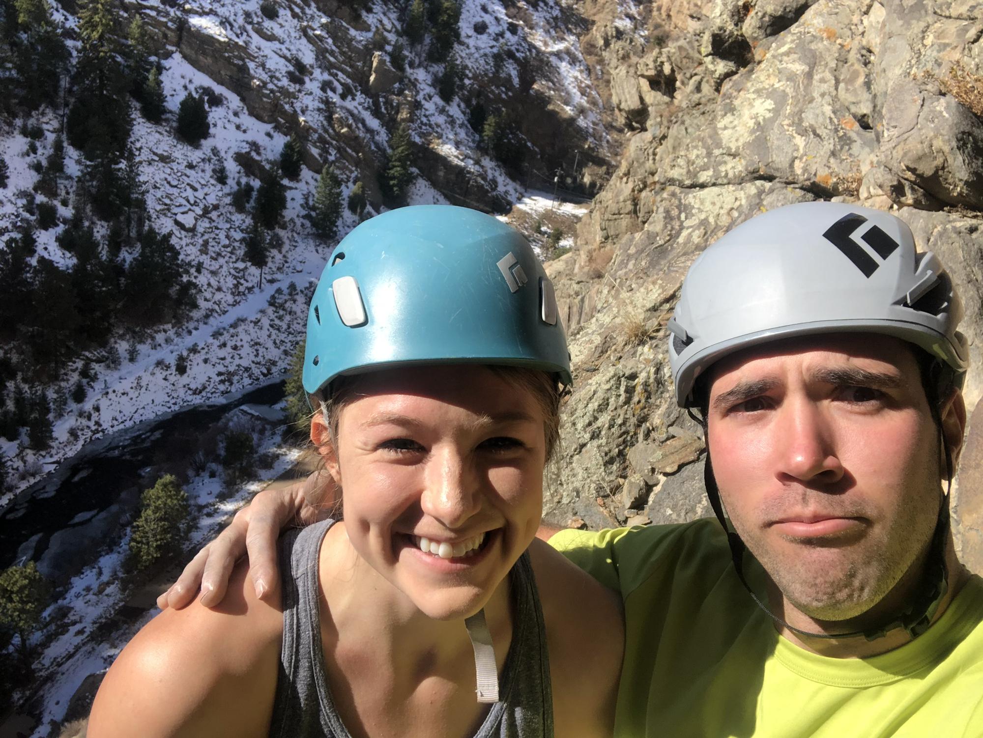 First multi-pitch climb together