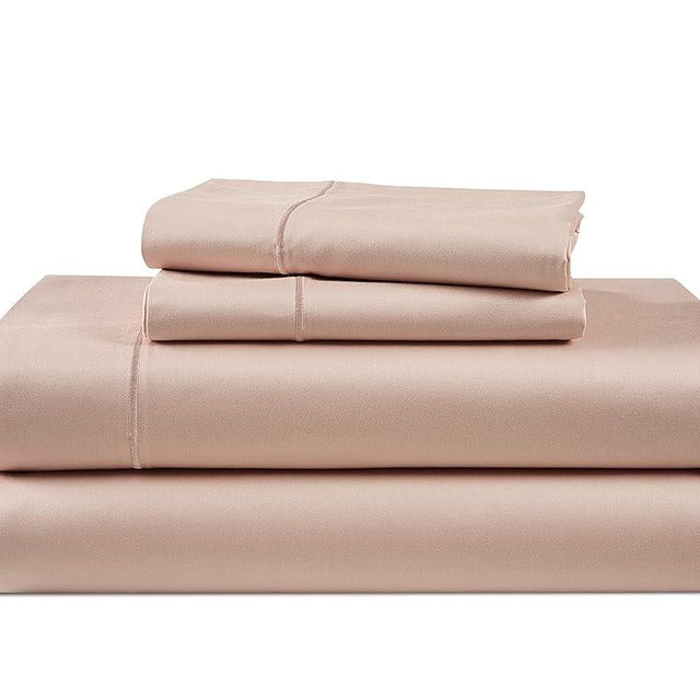 100% Egyptian Cotton King Bed Sheets – Silky Sateen Weave for All Season Comfort, 15" Deep Pocket King Sheets Set, OEKO-TEX Certified, Machine Washable, Soft Durable Hotel Comfort at Home - Sepia Rose