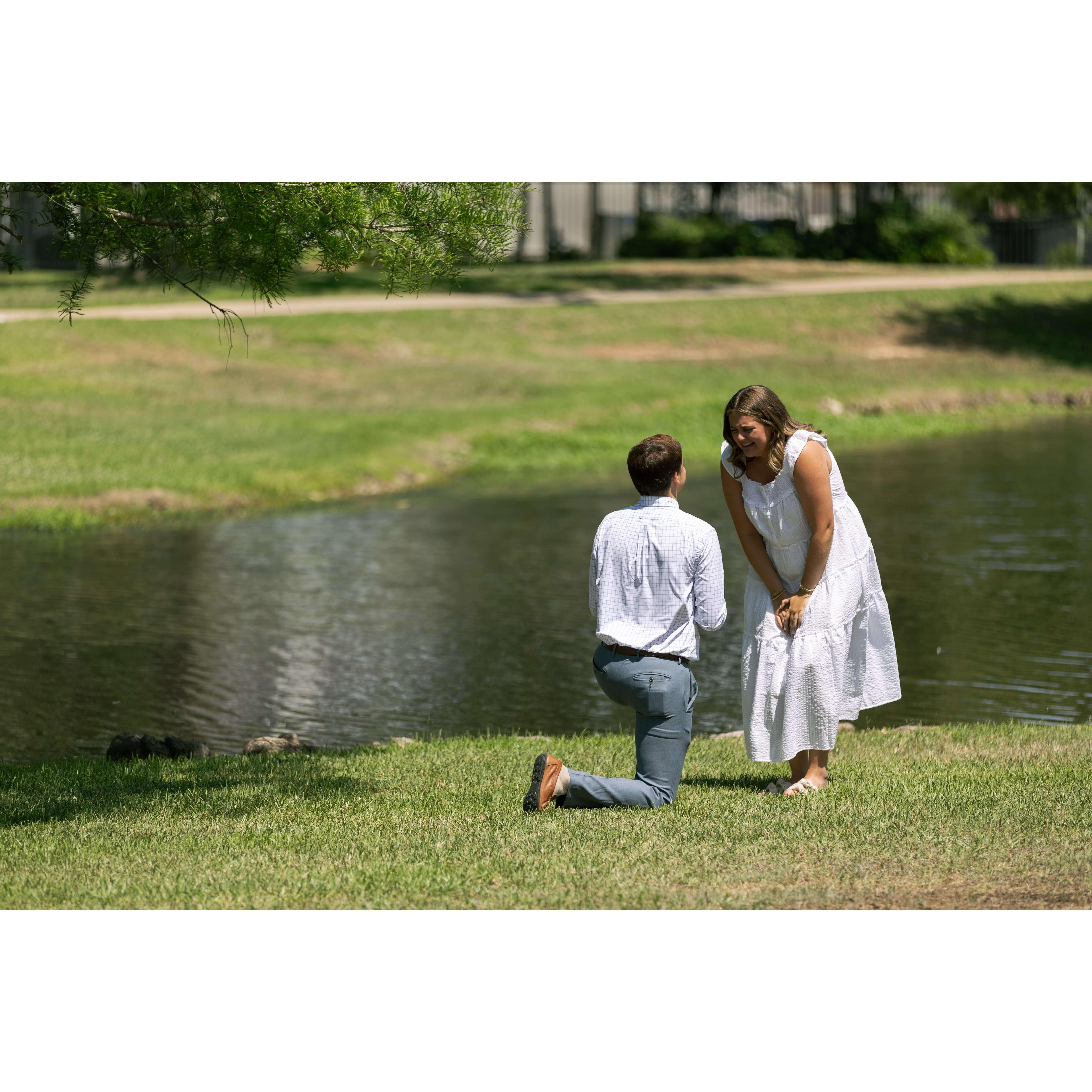 May 2022- Grayson surprised Calli...