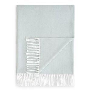 Matouk Pezzo Fringe Throw Blanket, Opal