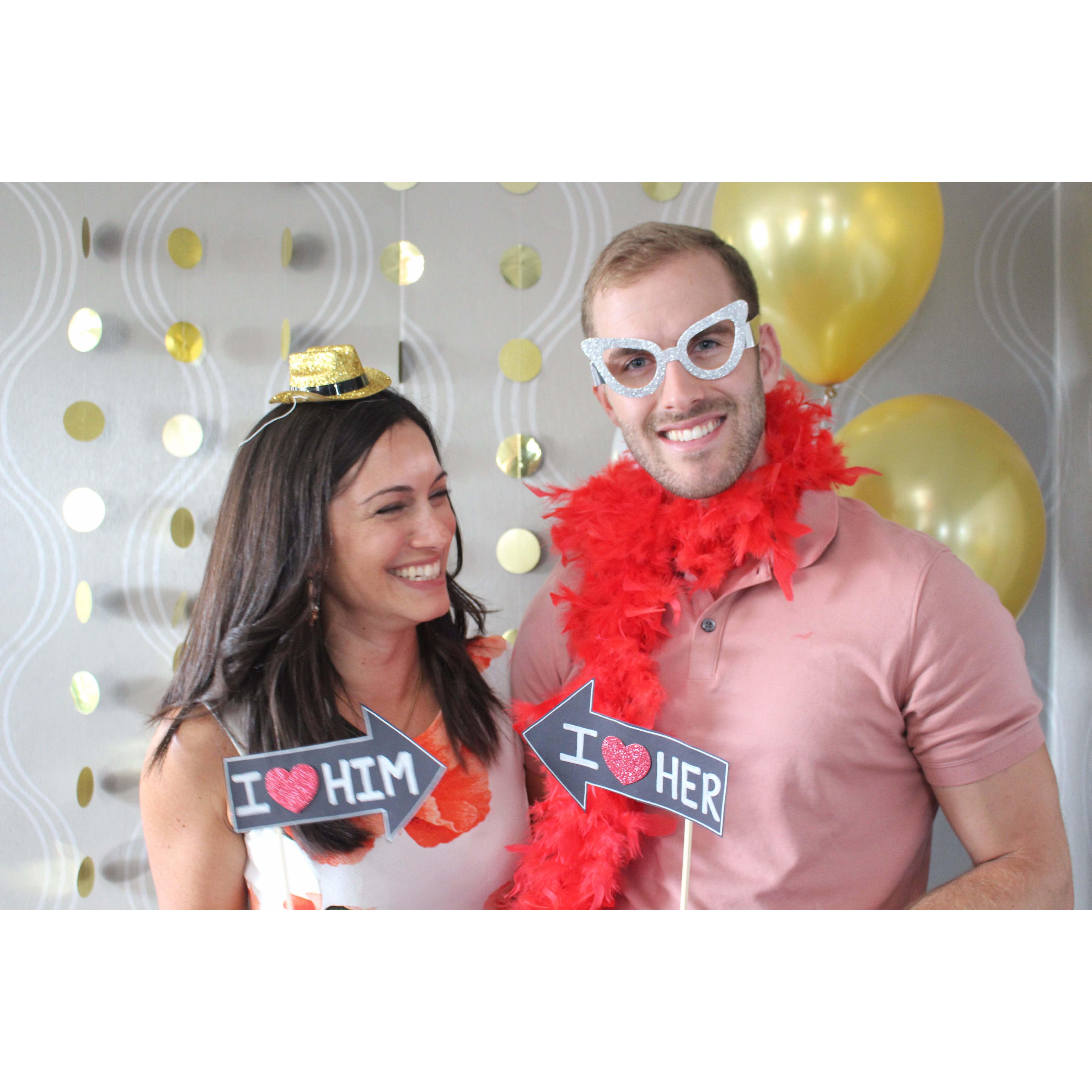 We clean up quite nice. Our engagement party was a blast!