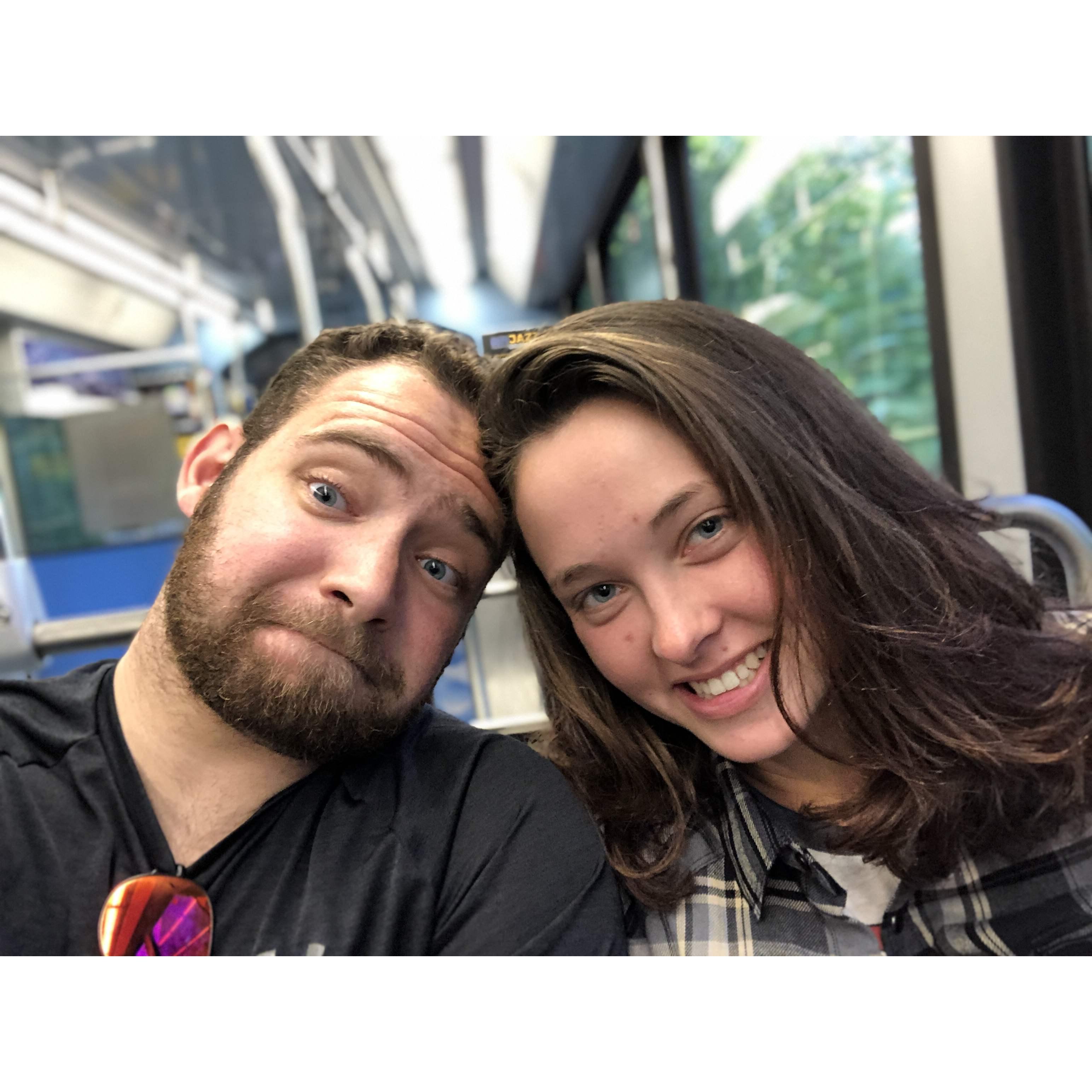The first picture of what became our first date!