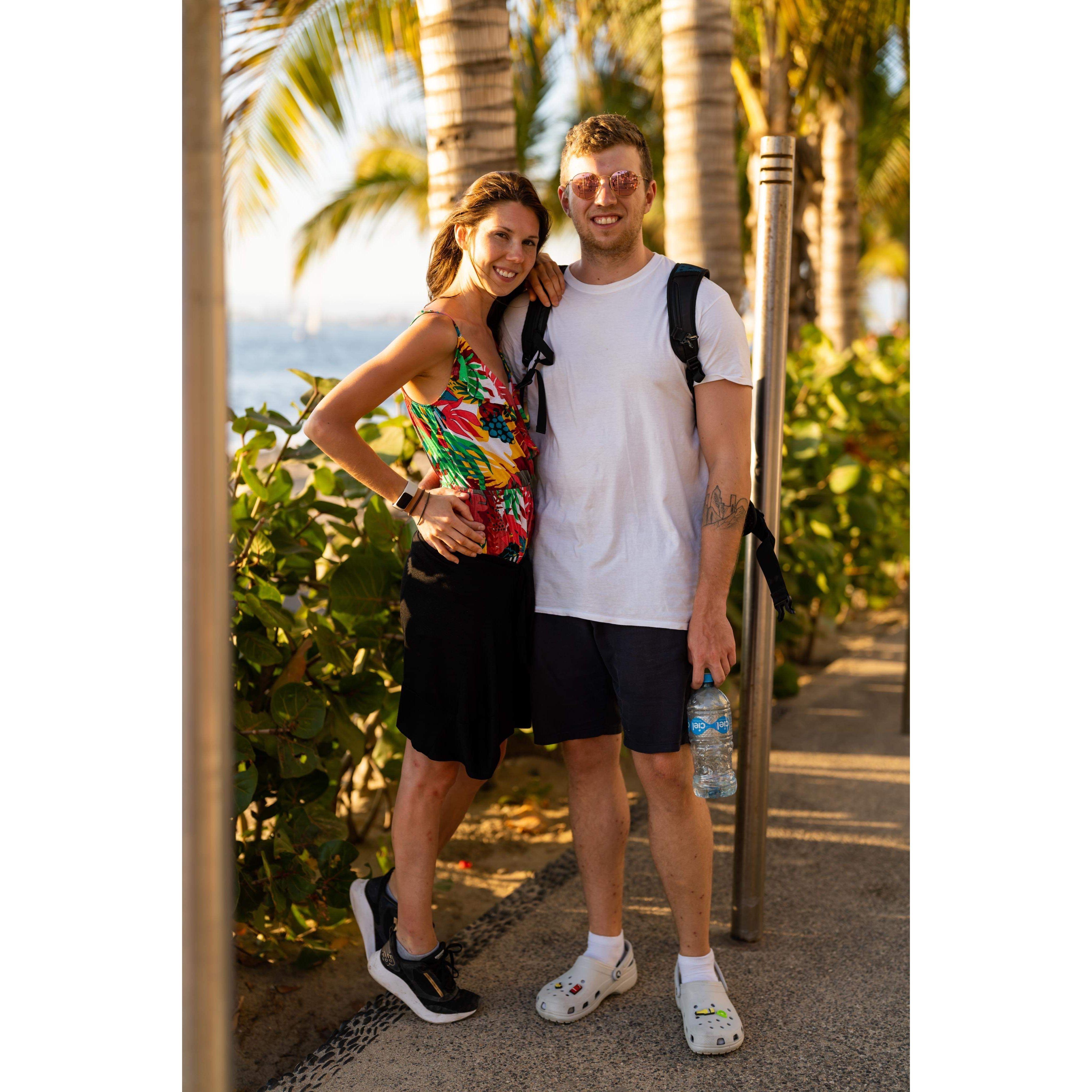 Enjoying the sun in Mexico 