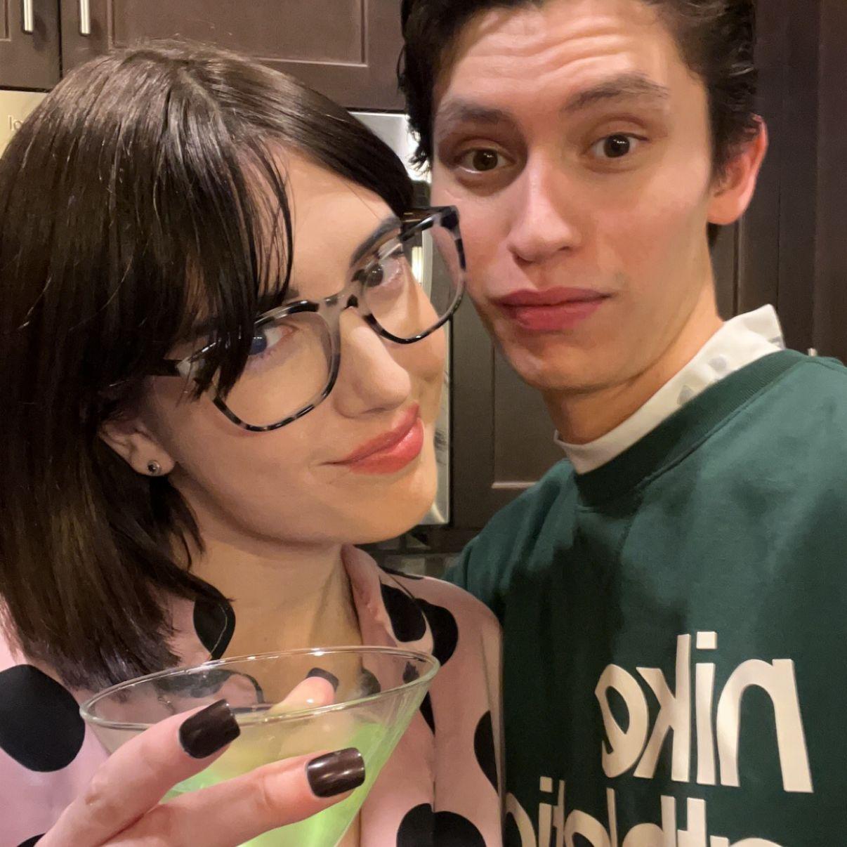 William and Margo celebrating Halloween.