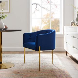 Savour Velvet Accent Chair
