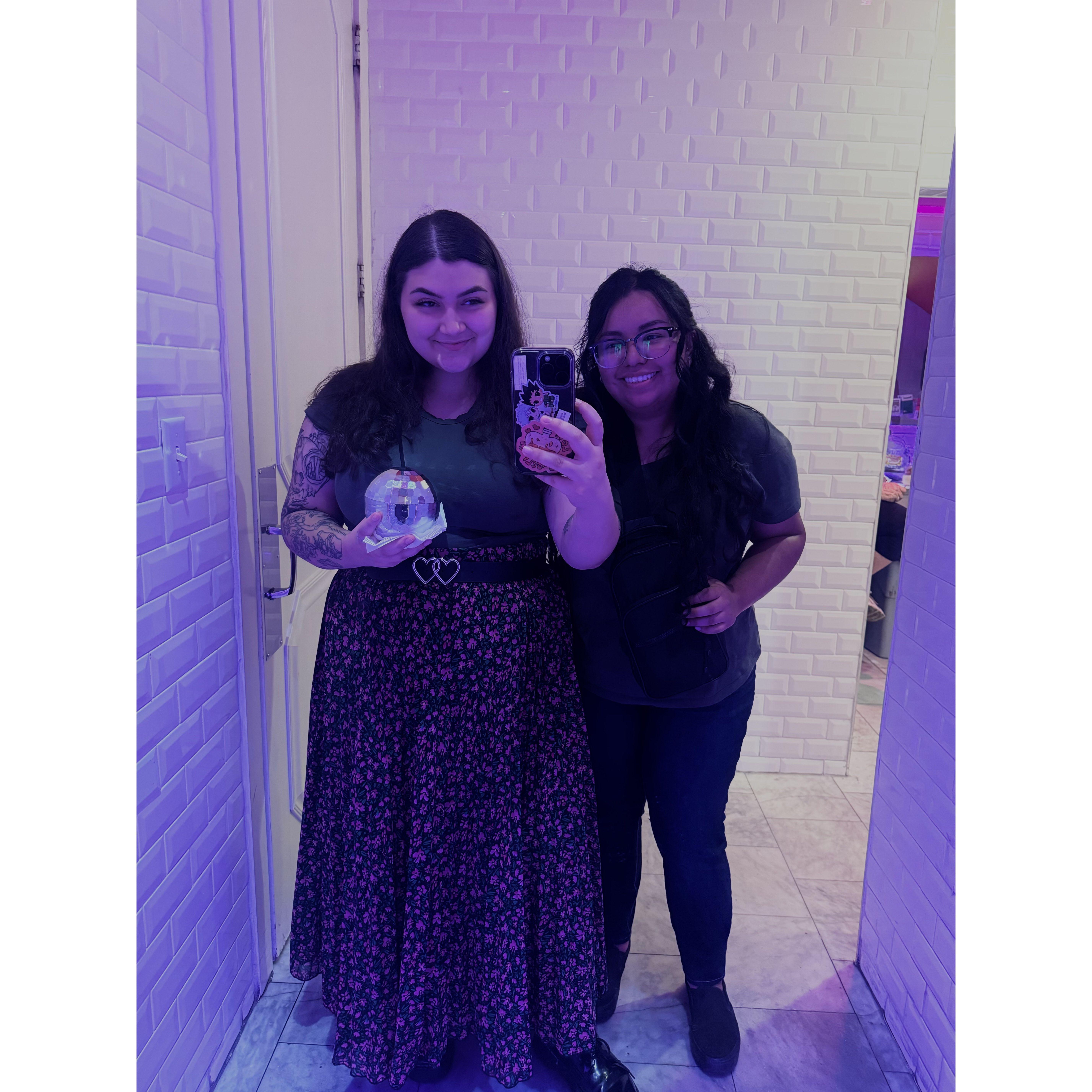 Visited a new bar together in Austin, 2024.