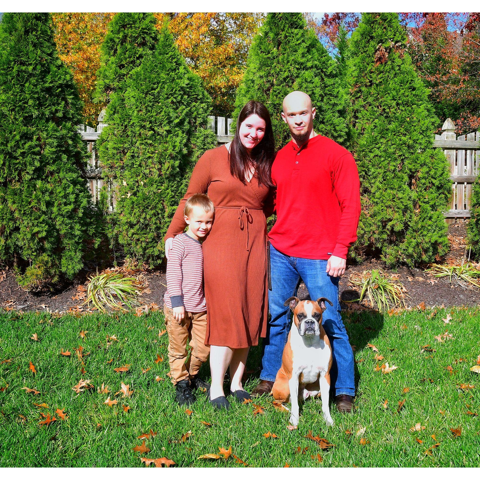 First Thanksgiving. - November 2020