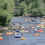 Tubing the Yampa River