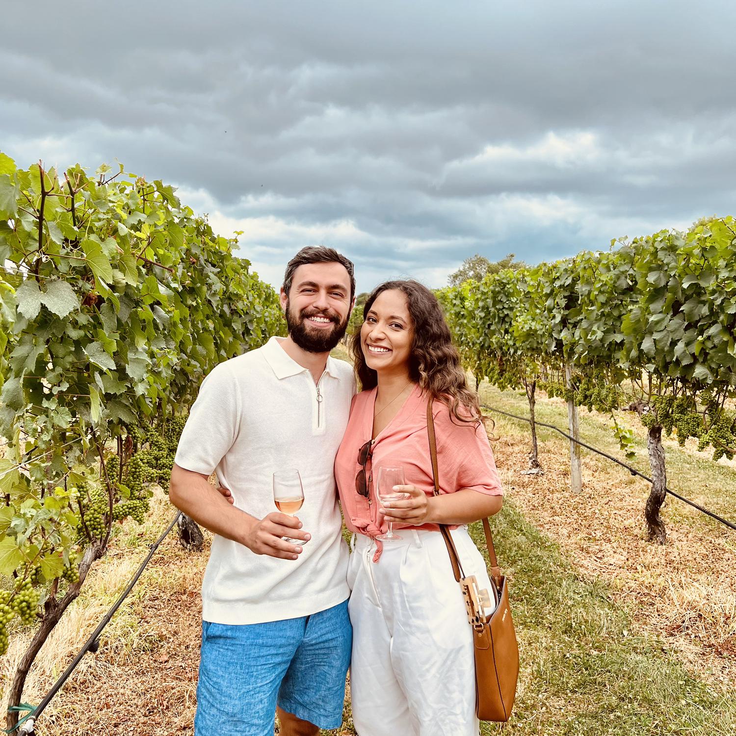 Long Island Vineyard Tour with some friends
