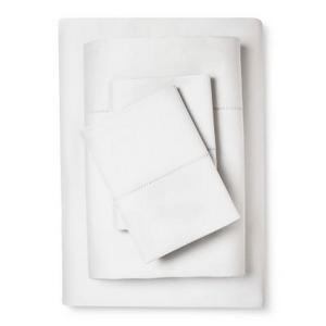 Supima Classic Hemstitch Sheet Set (Queen) Silver Springs 700 Thread Count - Fieldcrest™