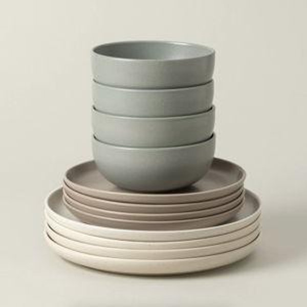 12-piece Dinnerware Set with Soup / Pasta Bowl Pacifica, Casafina by COSTA NOVA