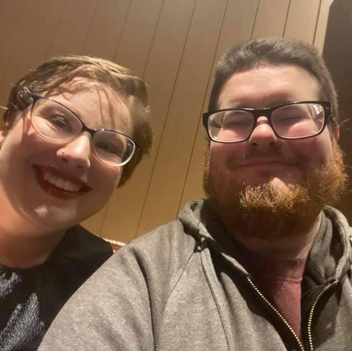 Morg and Clay at the Barn seeing Rocky Horror Picture Show