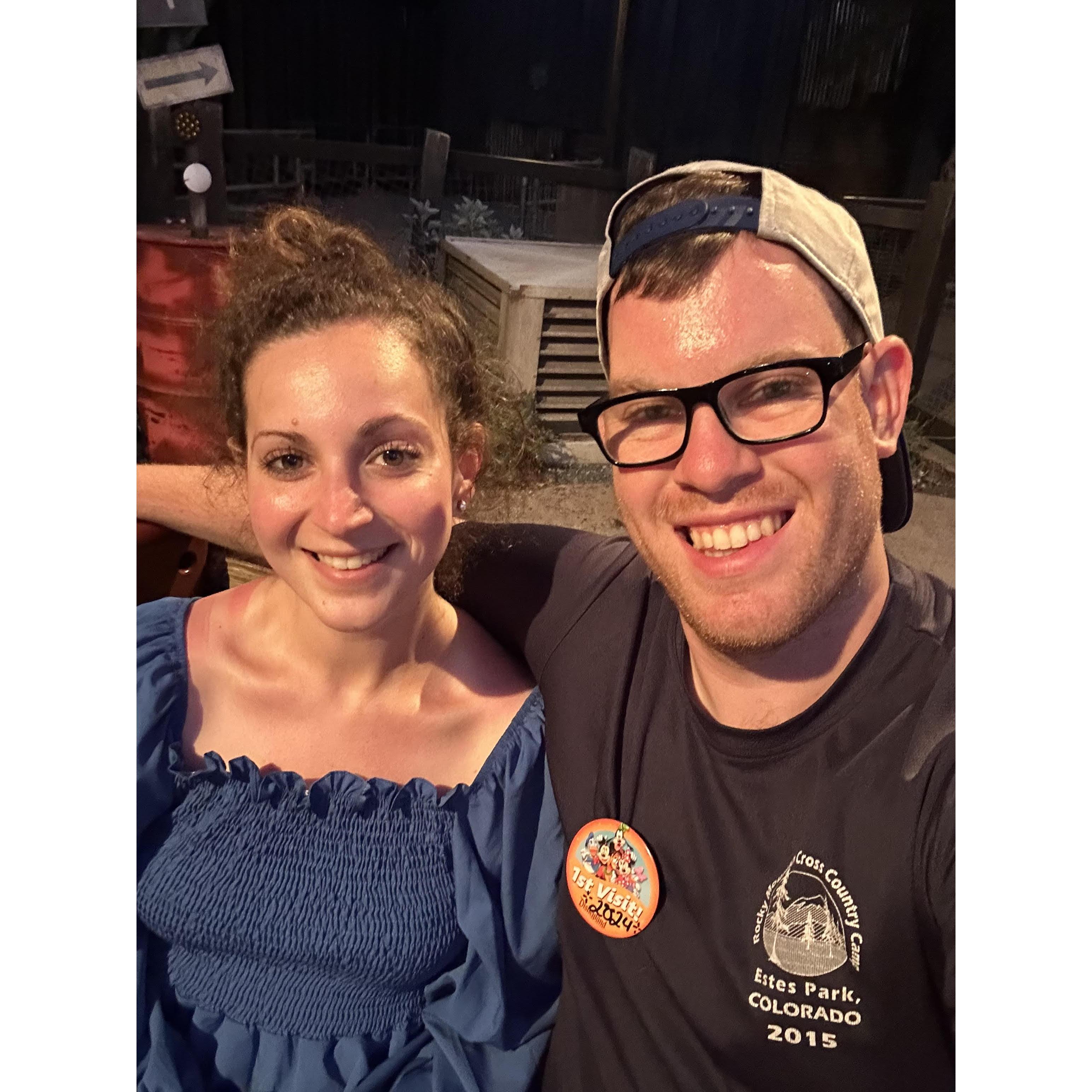 Disneyland 2024! Very end of the night before the parade. Burnt, exhausted, but had the best time