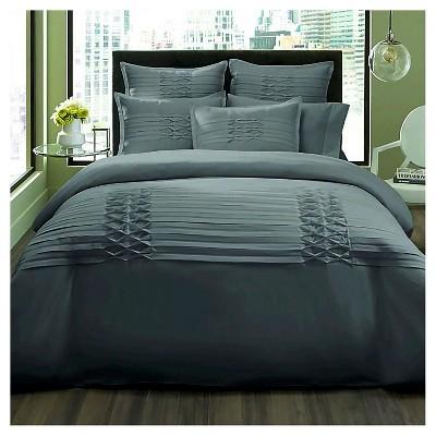 CITY SCENE - Duvet Cover Set City Scene Diamond FULL/QUEEN Gray