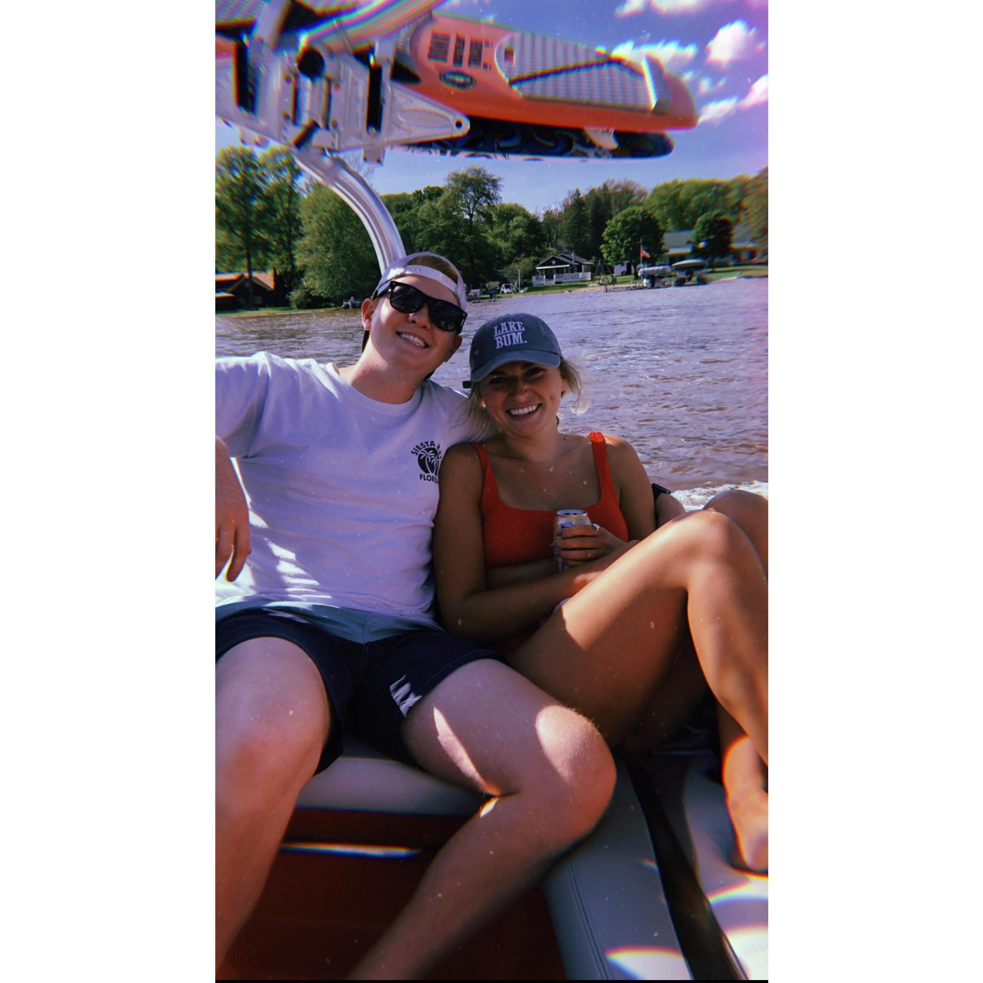 endless days spent on the lake