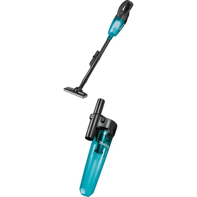 Makita XLC02ZB 18V LXT Lithium-Ion Cordless Vacuum, Tool Only with 199553-5 Cyclonic Vacuum Attachment