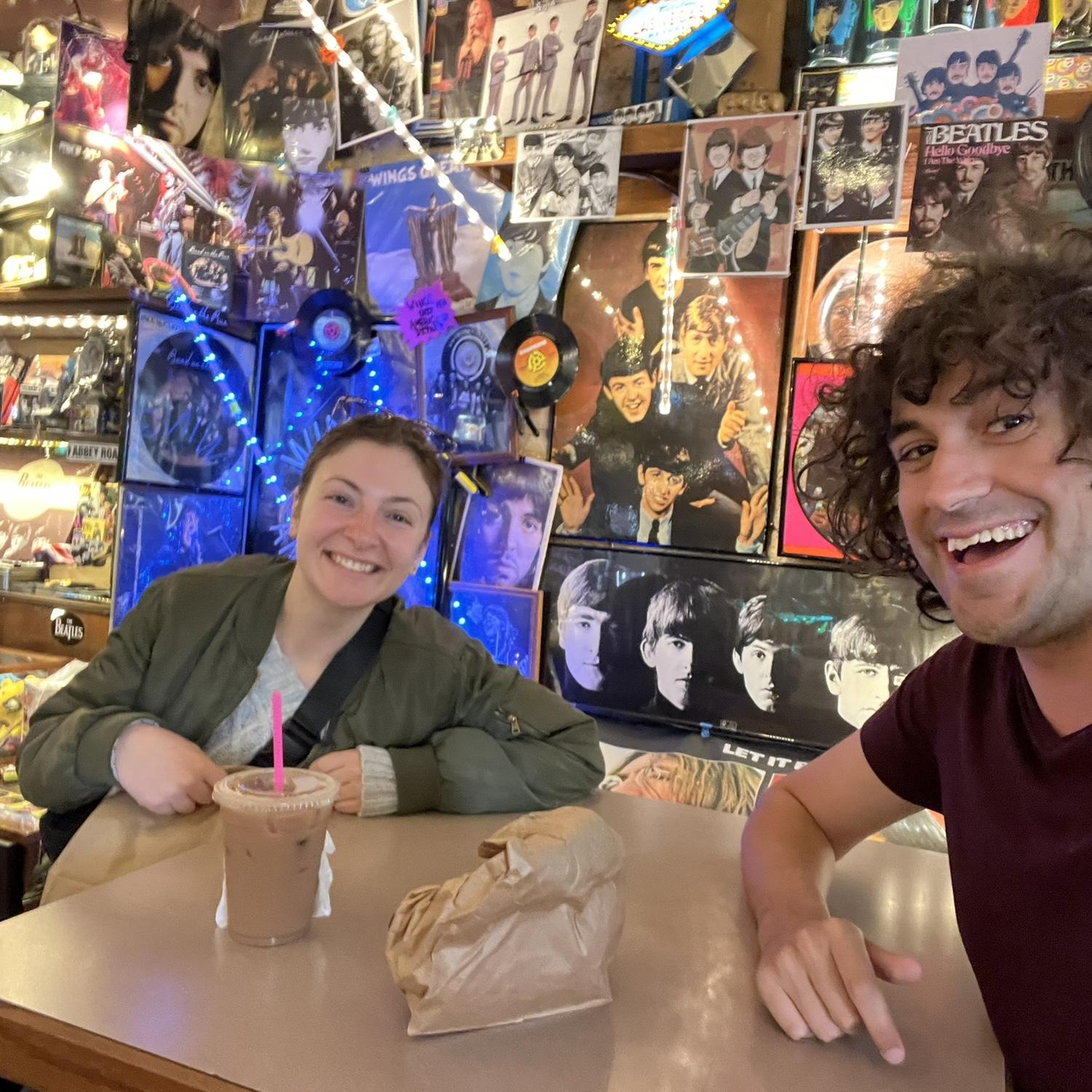 Went to a Beatles themed cafe called Beatles and Beans in Bay City, Michigan in 2024. The coffee was terrible but the people were great.