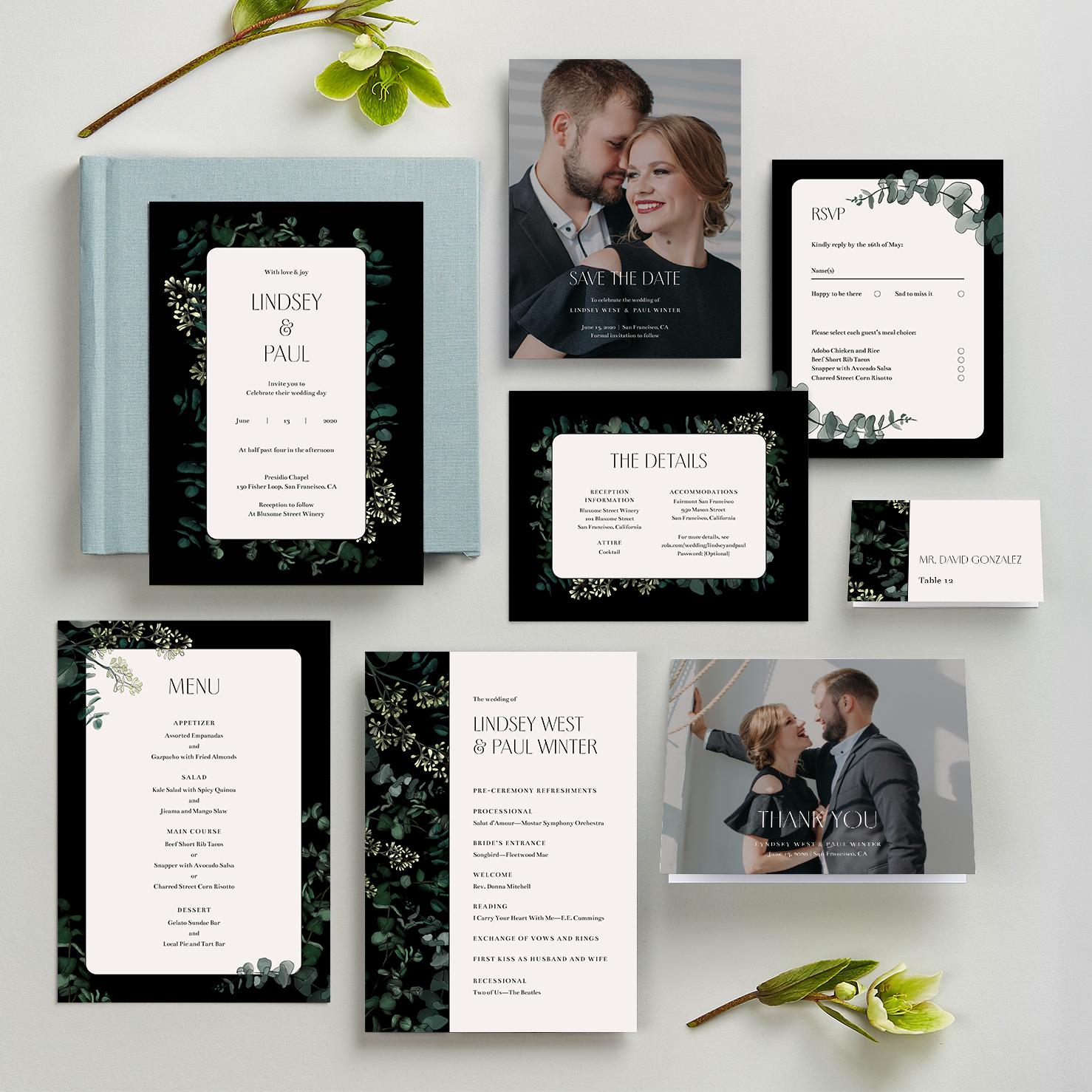 Zola wedding invites discount