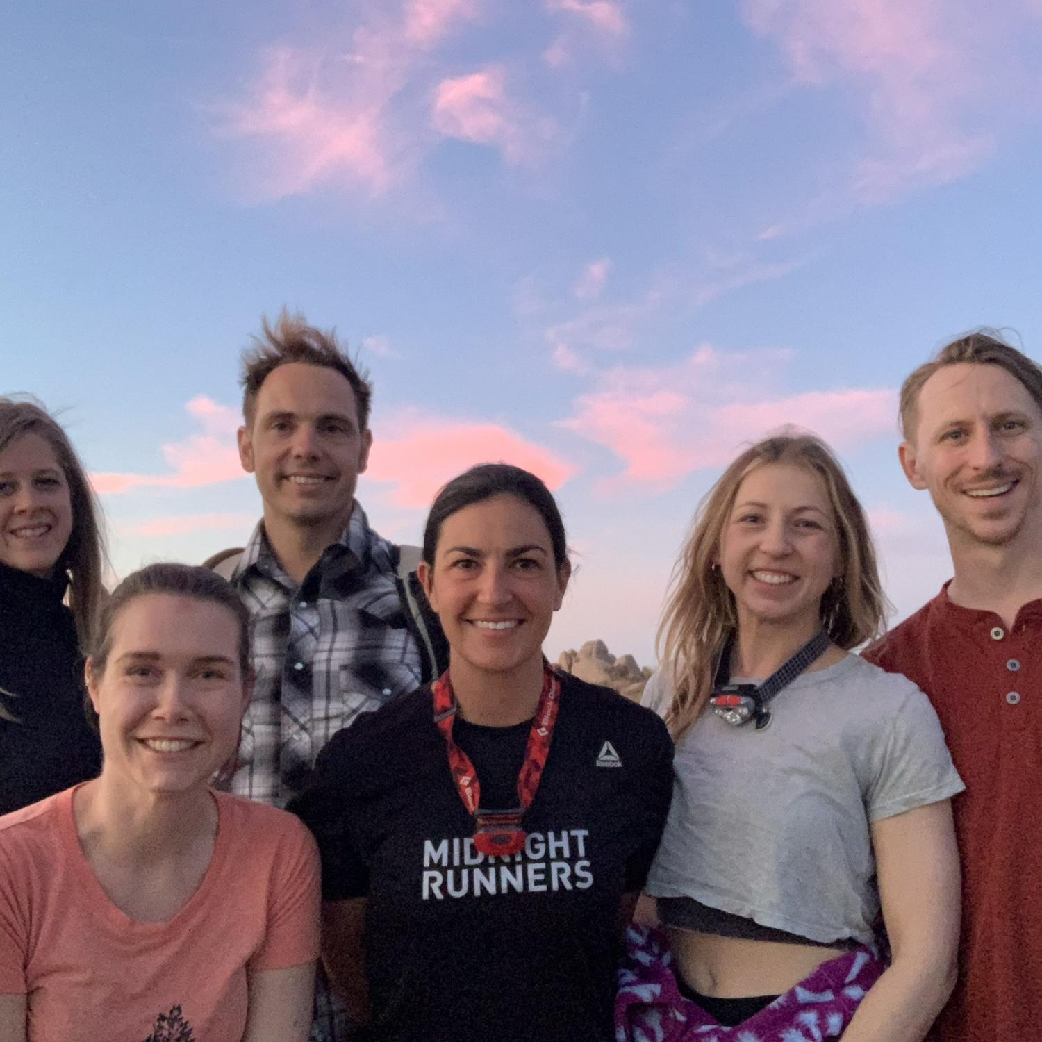 Best friends desert Christmas card vibes here - camping trip to Joshua Tree in 100*+ weather