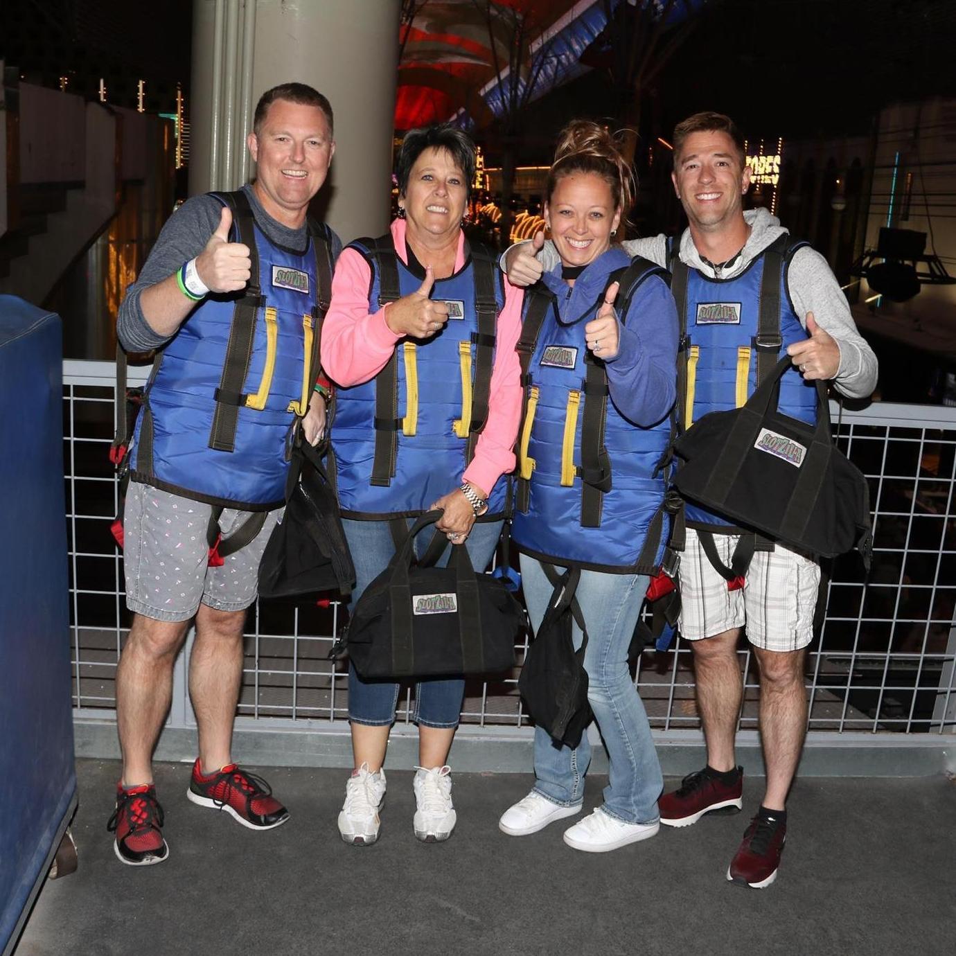 Great Fremont Street Zipline, Las Vegas!