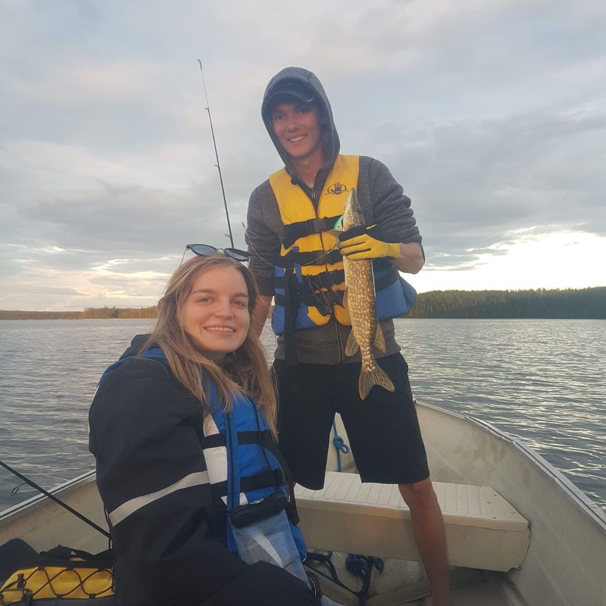 Mackenna introduced Matt the the love of camping and fishing