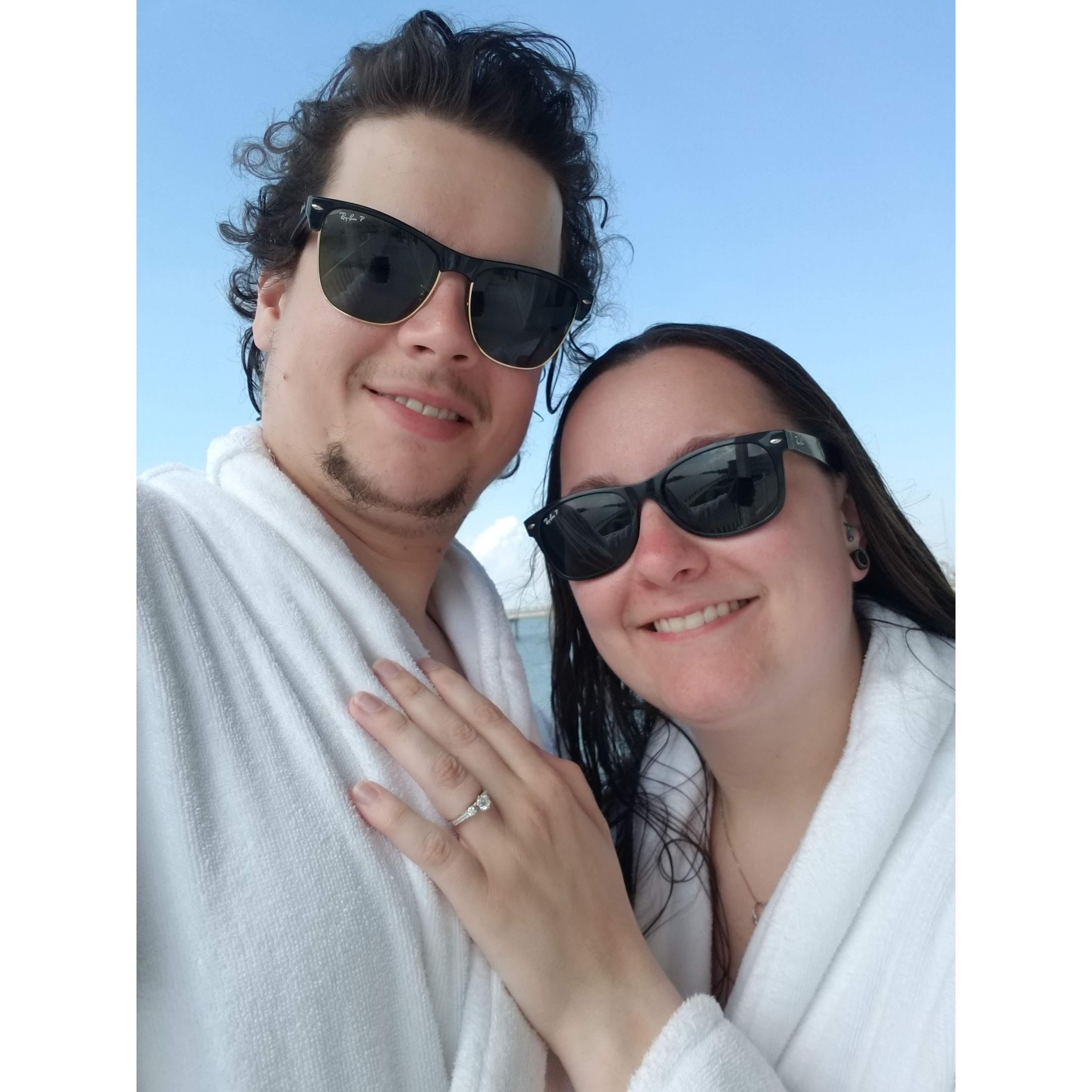 Taken the weekend we got engaged