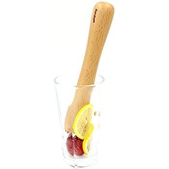 Fletchers' Mill Muddler, Cocktail Muddler, Solid Wood, Ideal Bartender Tool for Old Fashioned, Mojitos - 11 Inch