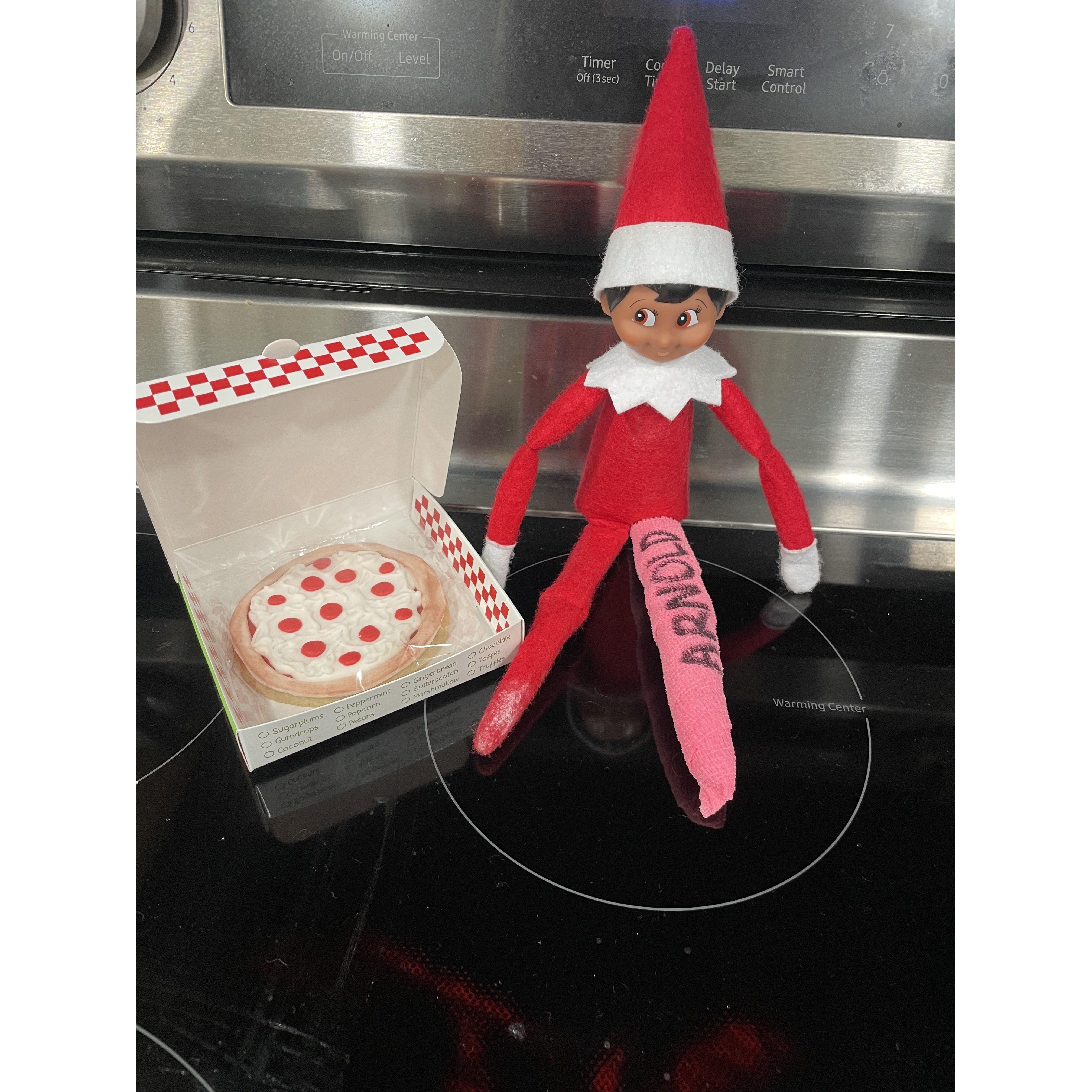 Yes, yes we do have an elf on the shelf