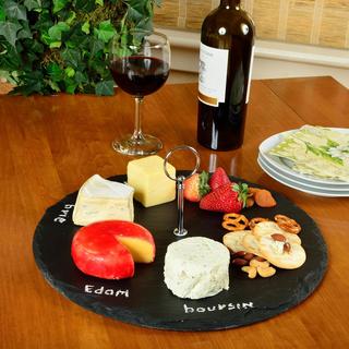 Selva Round Slate Cheese Board