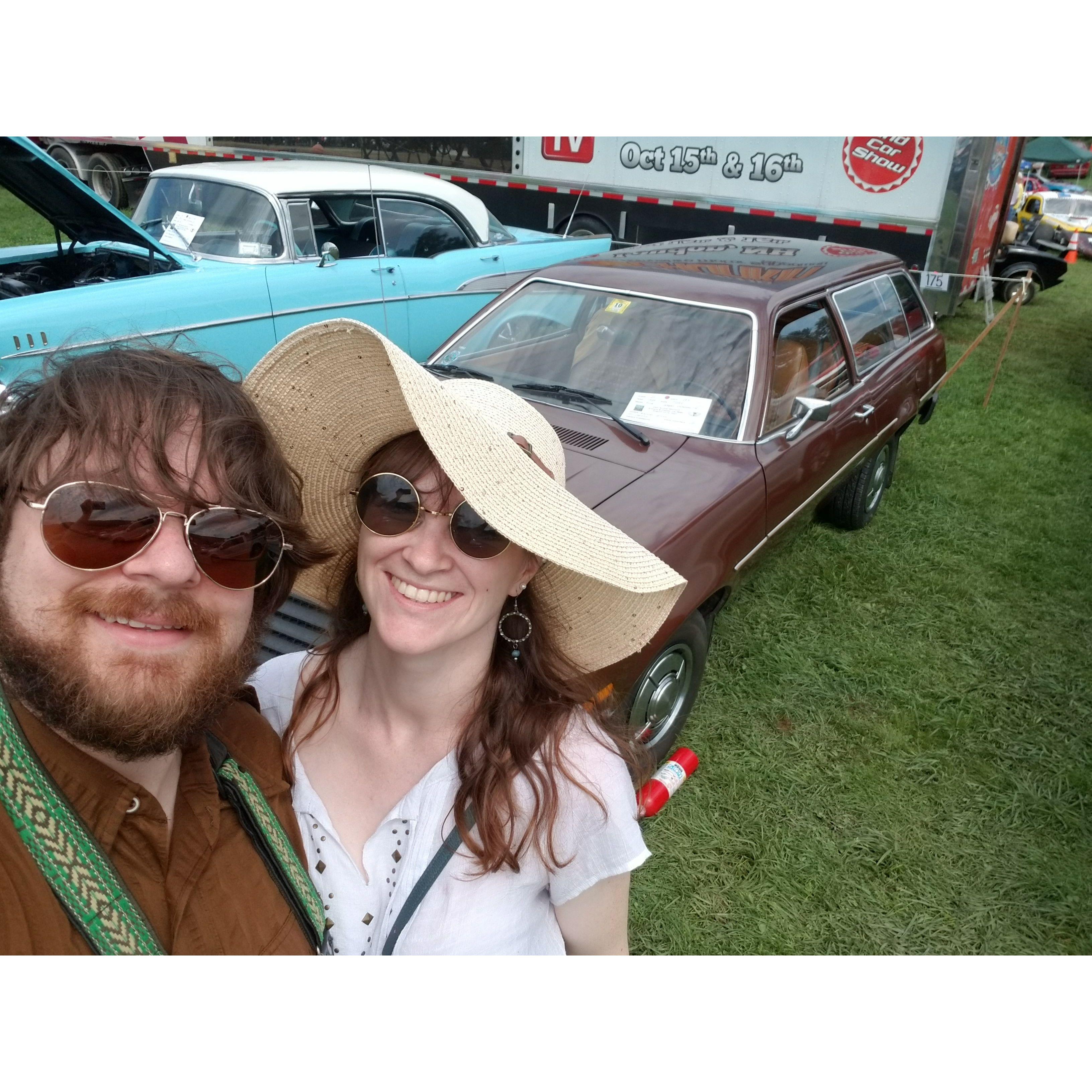 Pinto at the Waterbury car show, August 2021