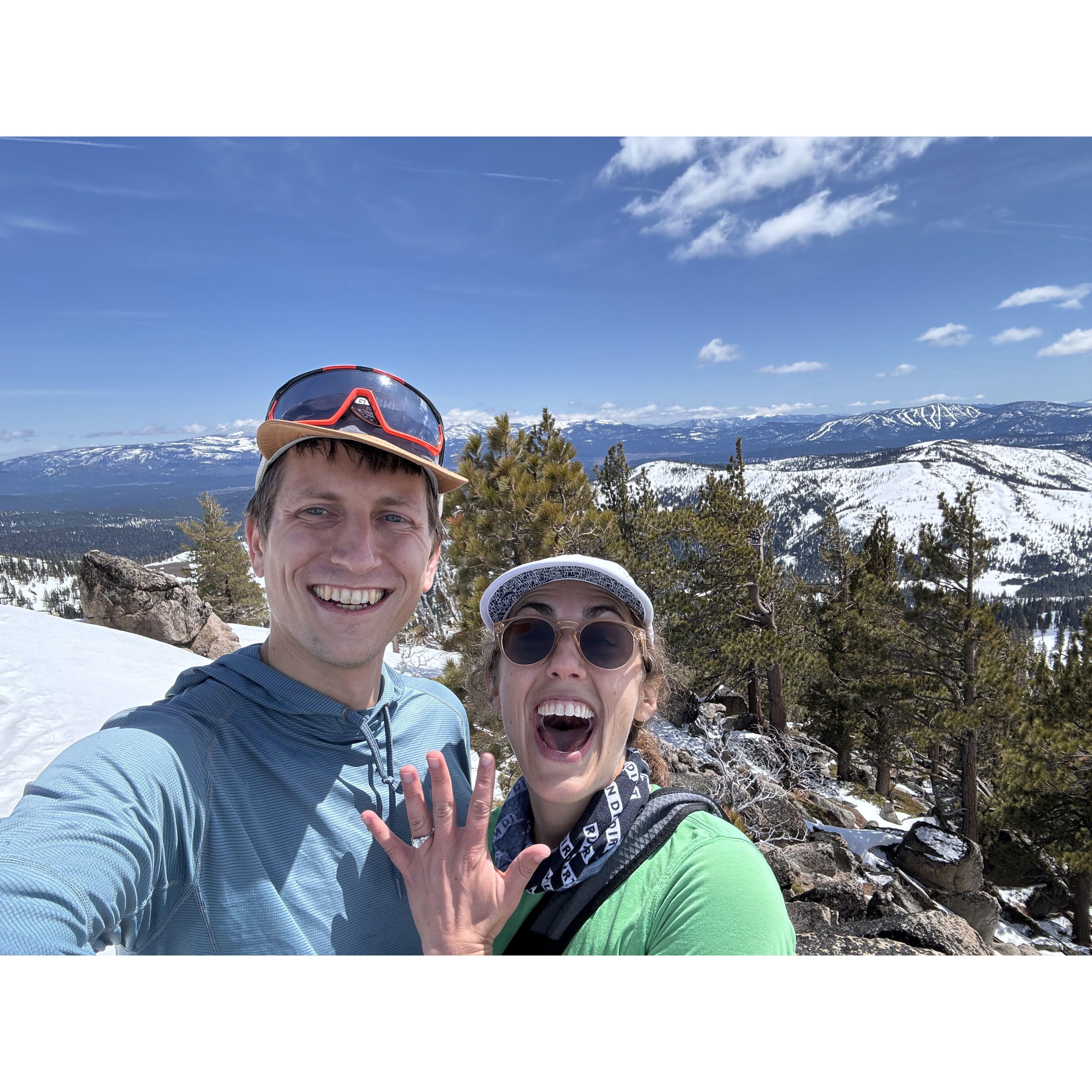 (Finally) Engaged! Tahoe, California, April 15, 2024!