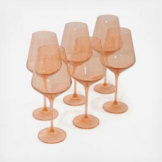 Estelle Stemware Wine Glass, Set of 6