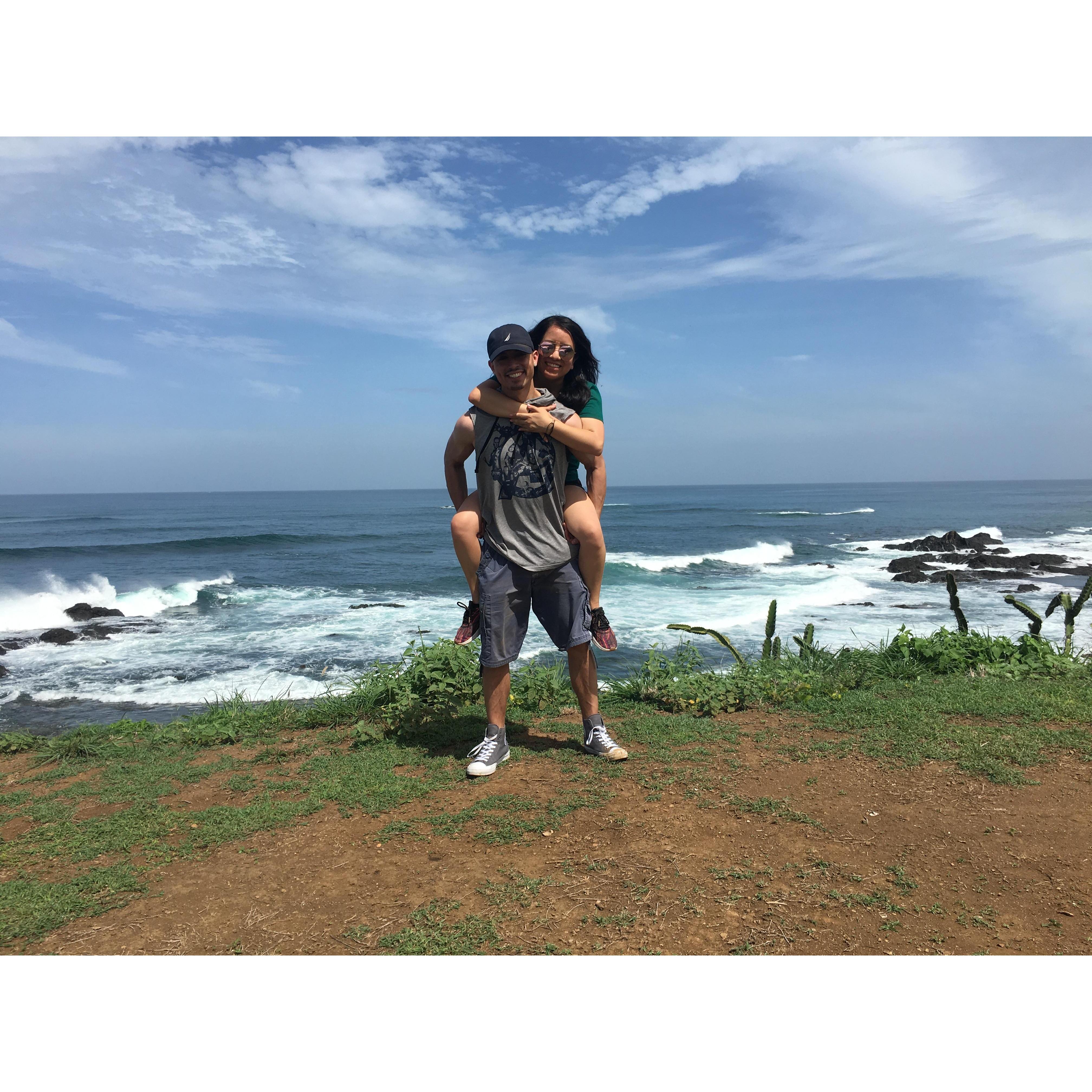 We celebrated my 30th birthday in Costa Rica.