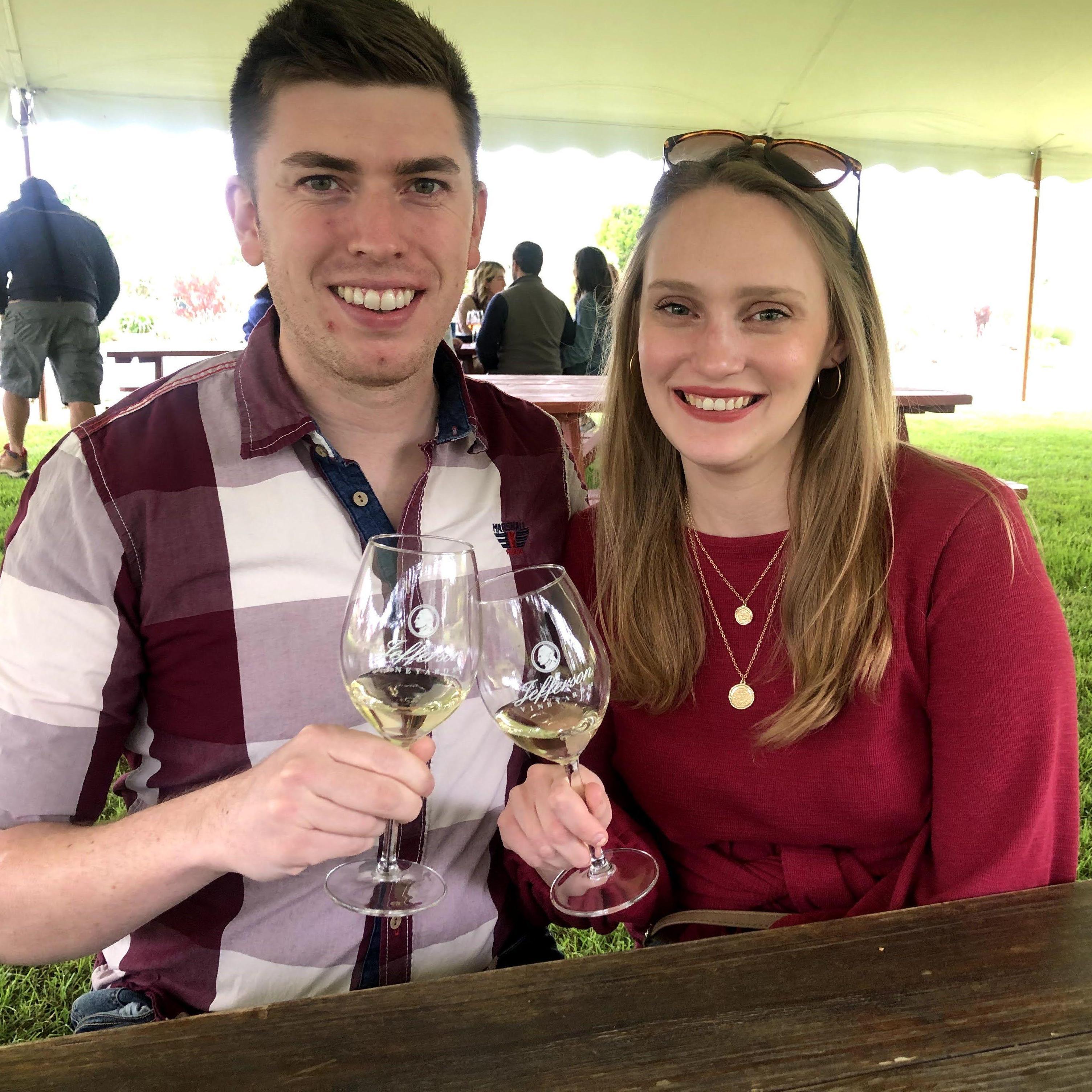 Celebrating Emily's birthday in Charlottesville | April 2021